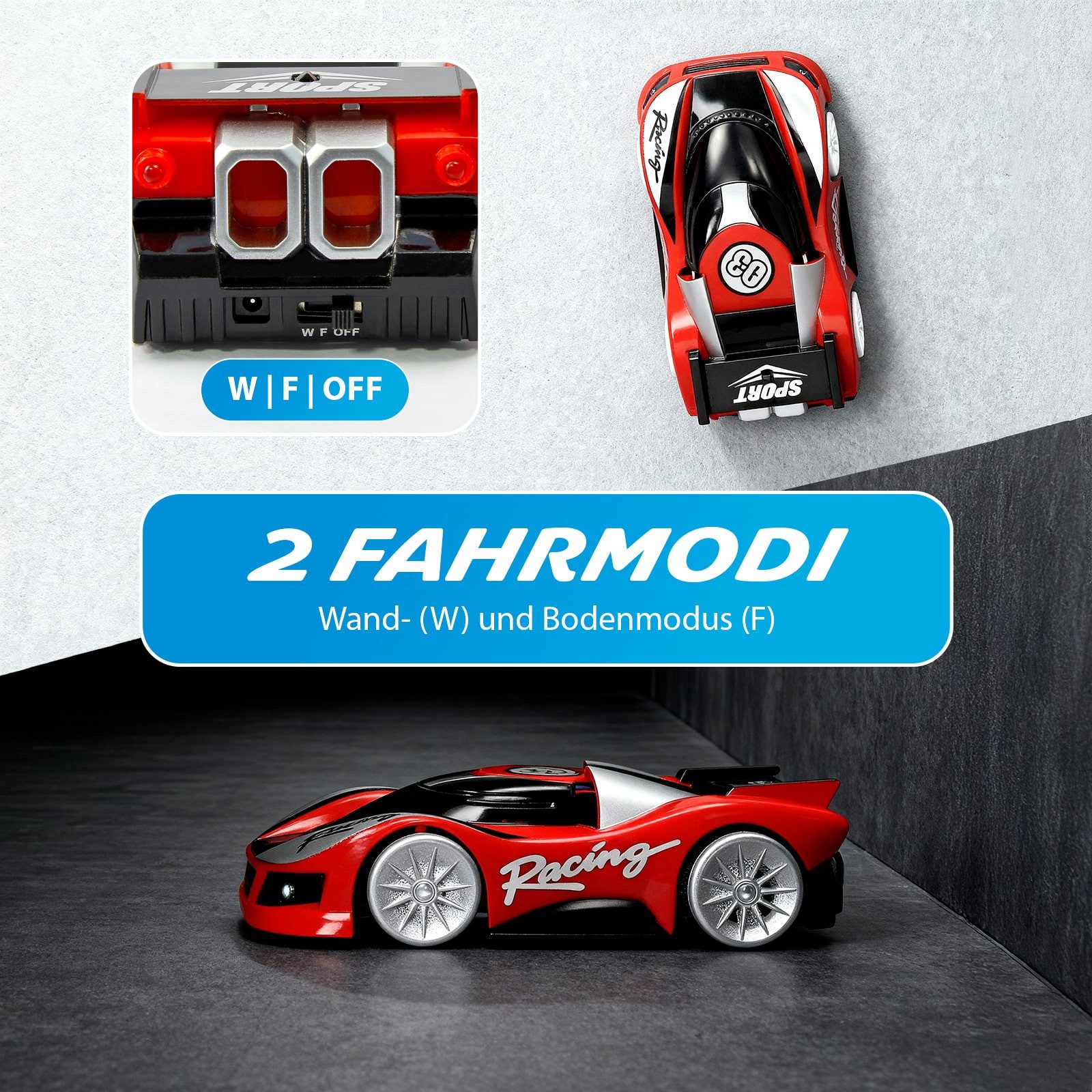 EAXUS RC-Auto Climb Car Ferngesteuertes Auto - Wall Climber, Spielzeugauto günstig online kaufen