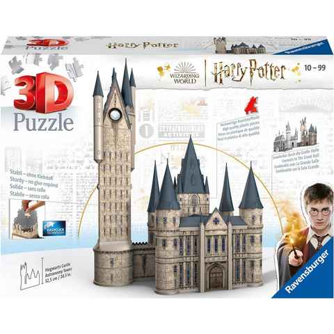Ravensburger 3D-Puzzle Harry Potter Hogwarts Schloss - Astronomieturm, 540 Puzzleteile, Made in Europe, FSC® - schützt Wald - weltweit