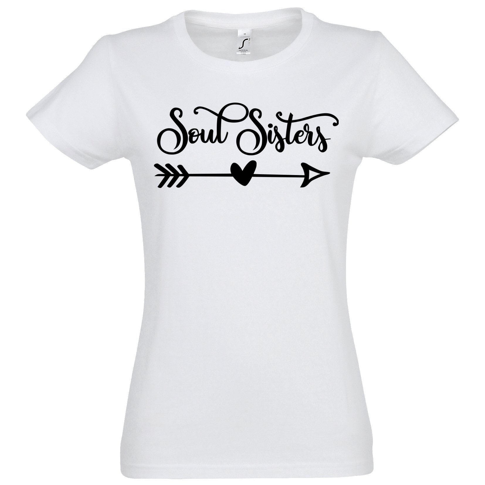 T-Shirt Soulsisters Beste Freunde Damen T-Shirt