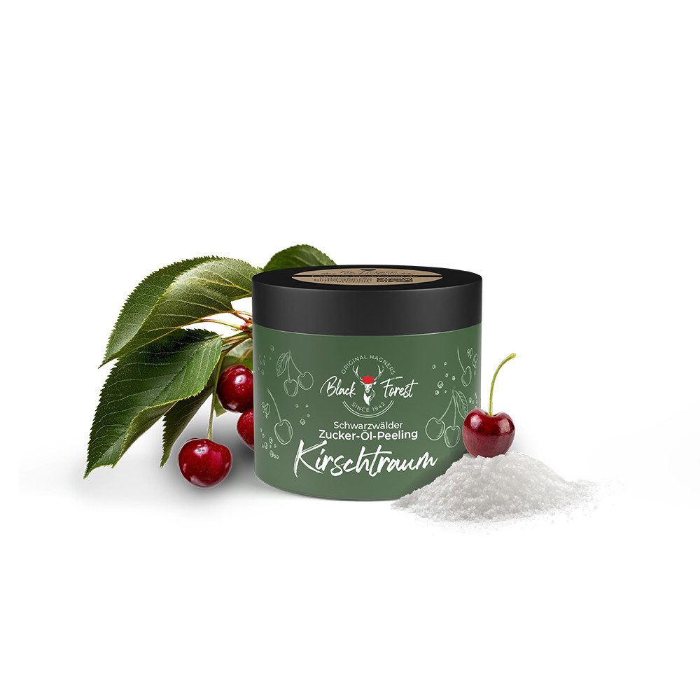 Original Hagners Black Forest Körperpeeling Zucker-Öl-Peeling Kirschtraum