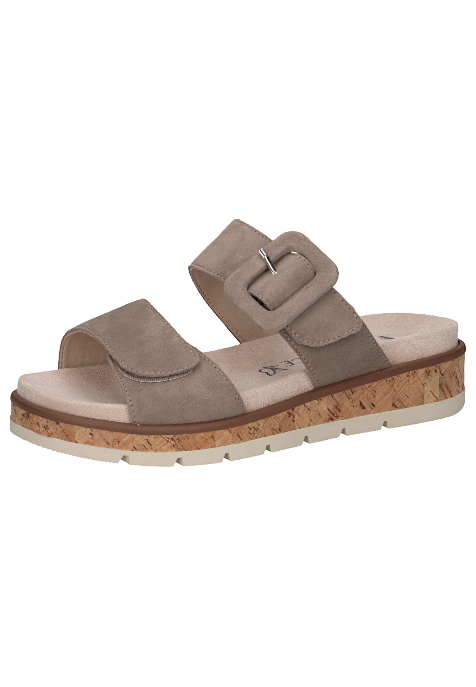 Caprice 9-27206-44 343 Taupe Suede Sandale