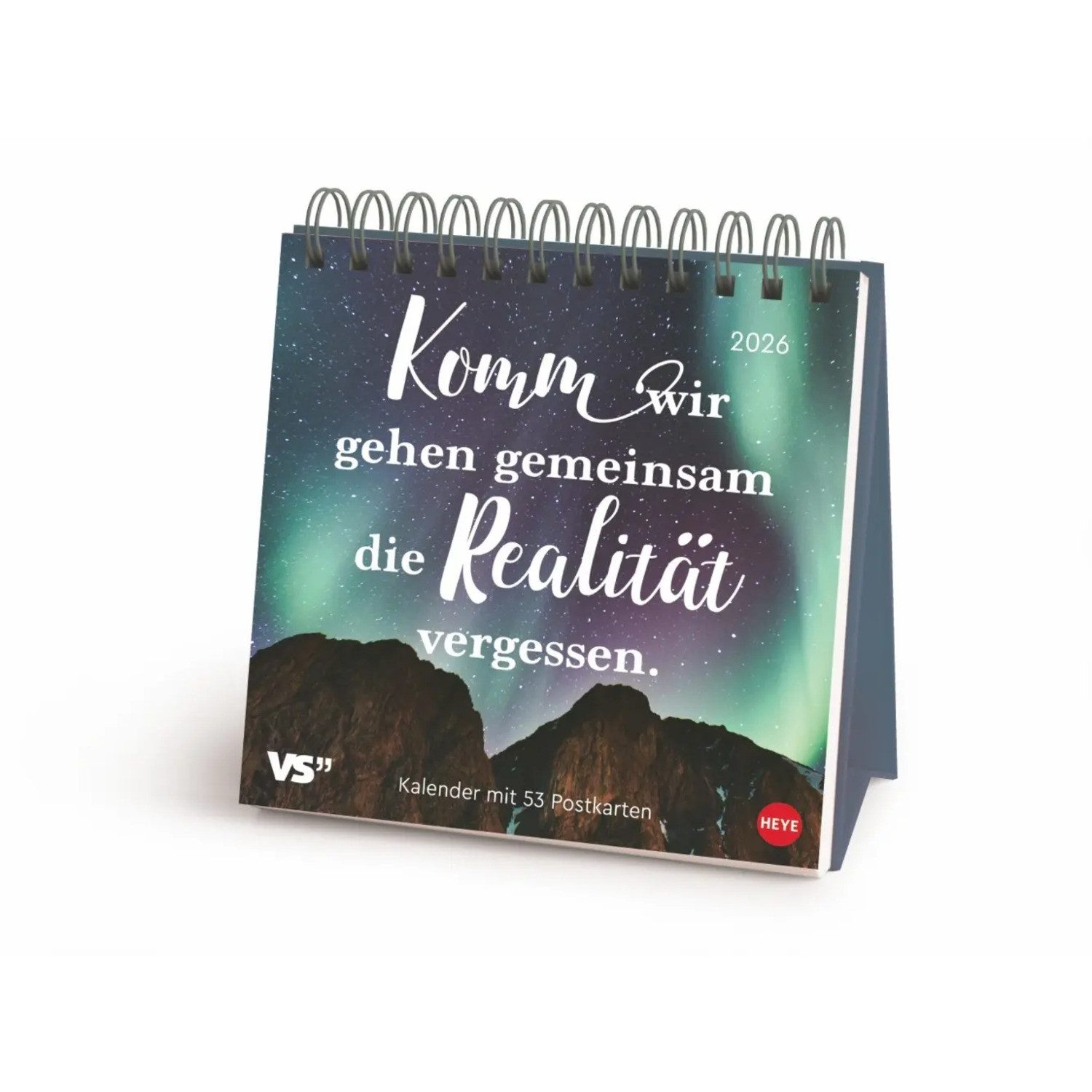 HEYE Tischkalender Visual Statements Premium-Postkartenkalender 2026