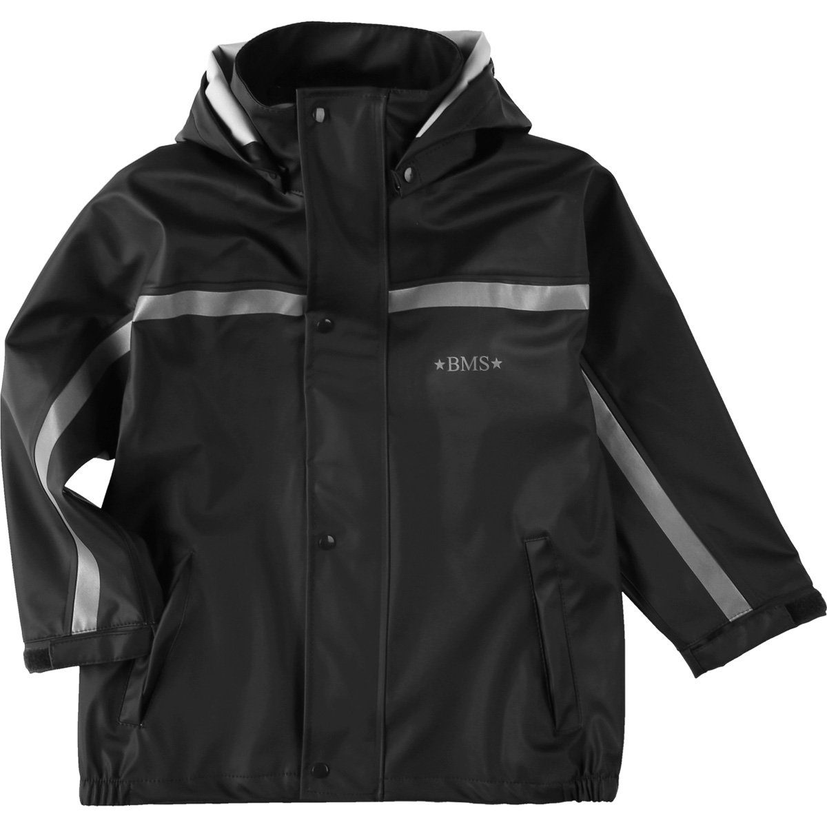 Regen- und Matschjacke BMS Regenjacke für Kinder 100% wasserdicht mit Kapuze