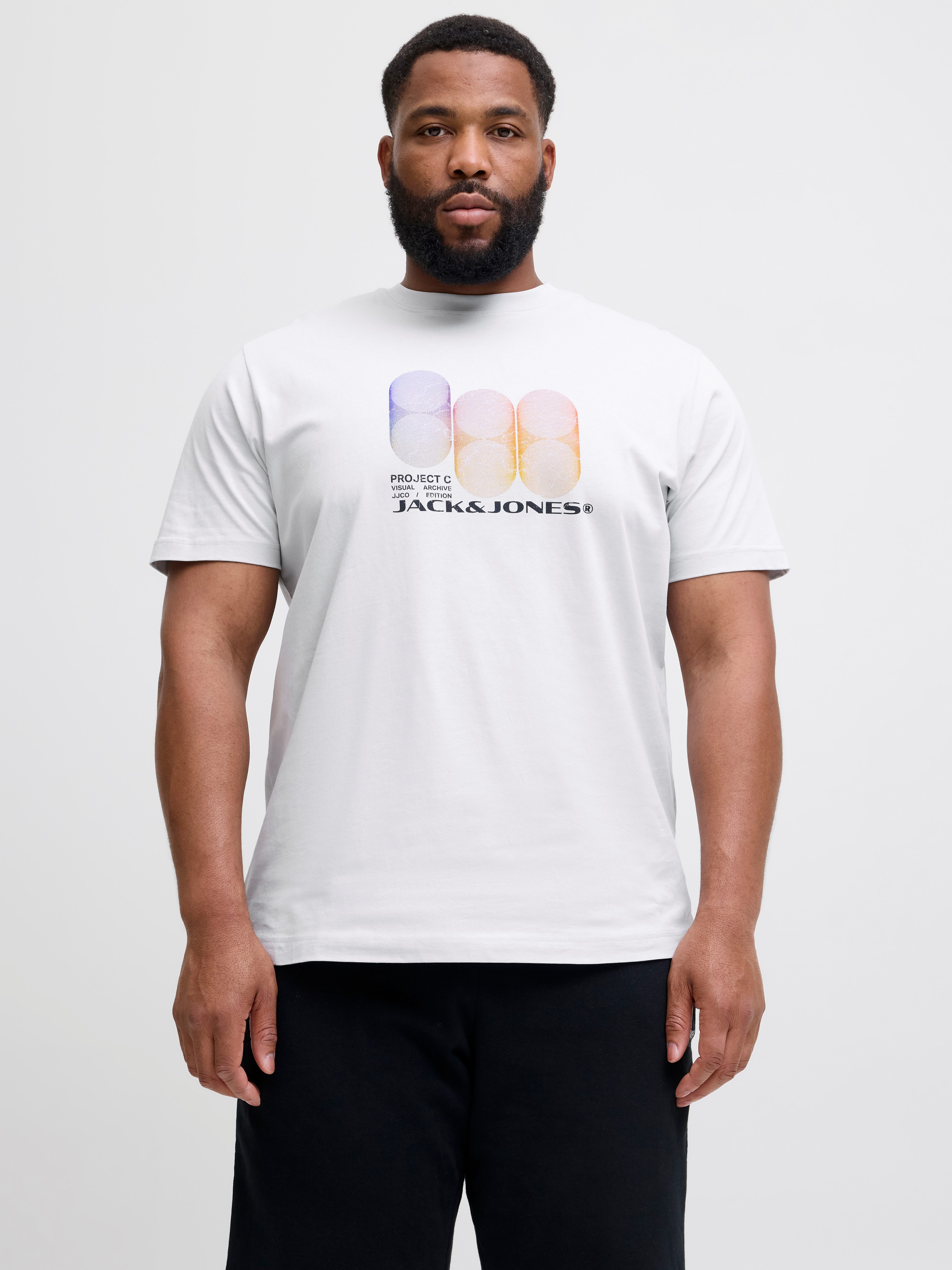 Jack & Jones PlusSize Print-Shirt "JCOCALMA TEE SS CREW NECK FST PLS", mit günstig online kaufen