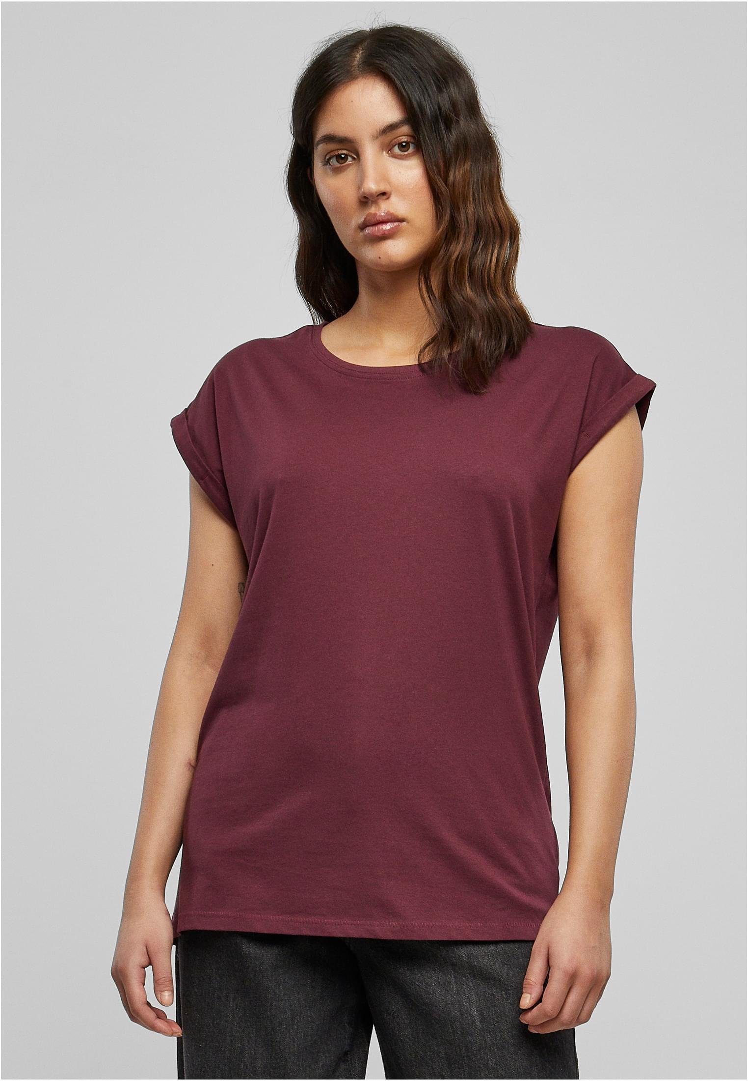 Rundhalsshirt Ladies Extended Shoulder Tee Damen T-Shirt
