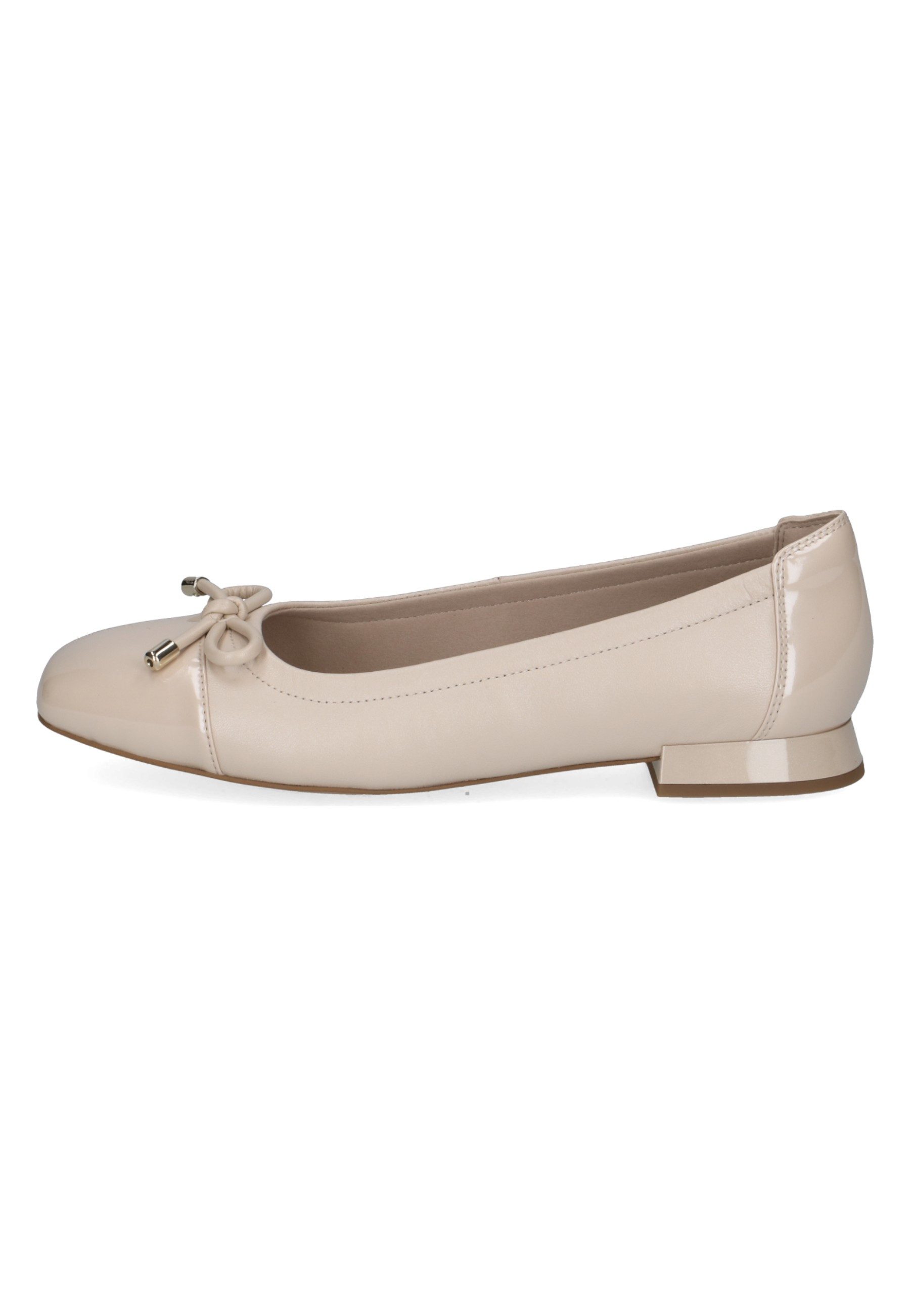 Caprice 9-22104-42 452 Cream Pearl Ballerina
