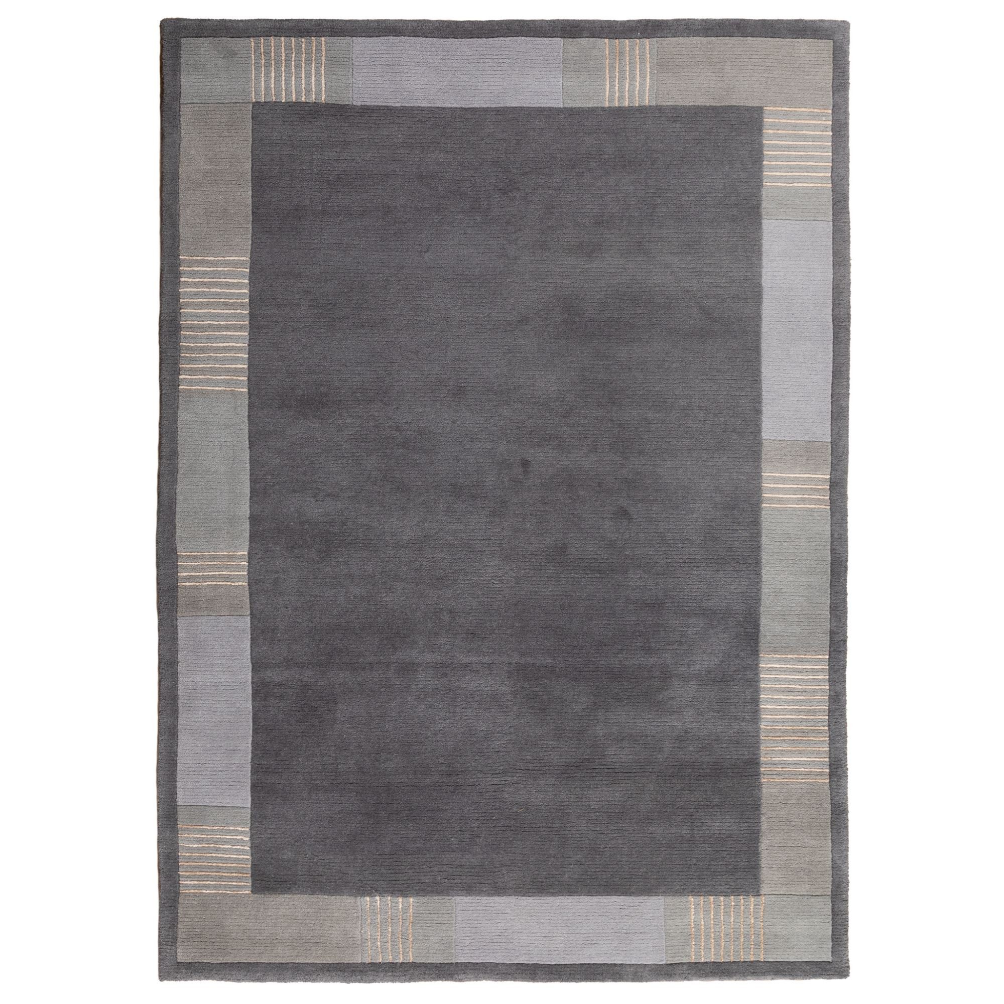 Steffensmeier Teppich Pokhara Bordüre, Rechteckig, Nepal Design günstig online kaufen