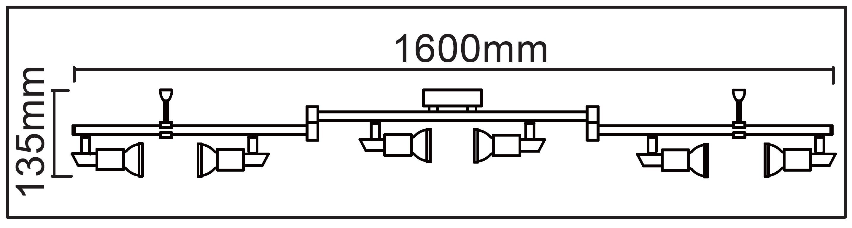 I 3-Stufen Deckenspots, Deckenlampe inkl. TRANGO I GU10 Deckenspots, LED Deckenstrahler drehbar 6x Leuchtmittel und I Chrom-Optik dimmbaren 5 *OSCAR* Lampe Wohnzimmer schwenkbar LED 3 dimmbar, 6-flammig in W LED 2991-68SD Deckenleuchte Stufen