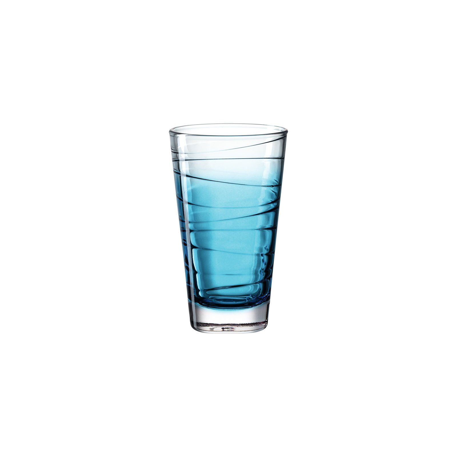LEONARDO Glas Vario Struttura Trinkgläser 280 ml 6er Set, 6-tlg., Glas