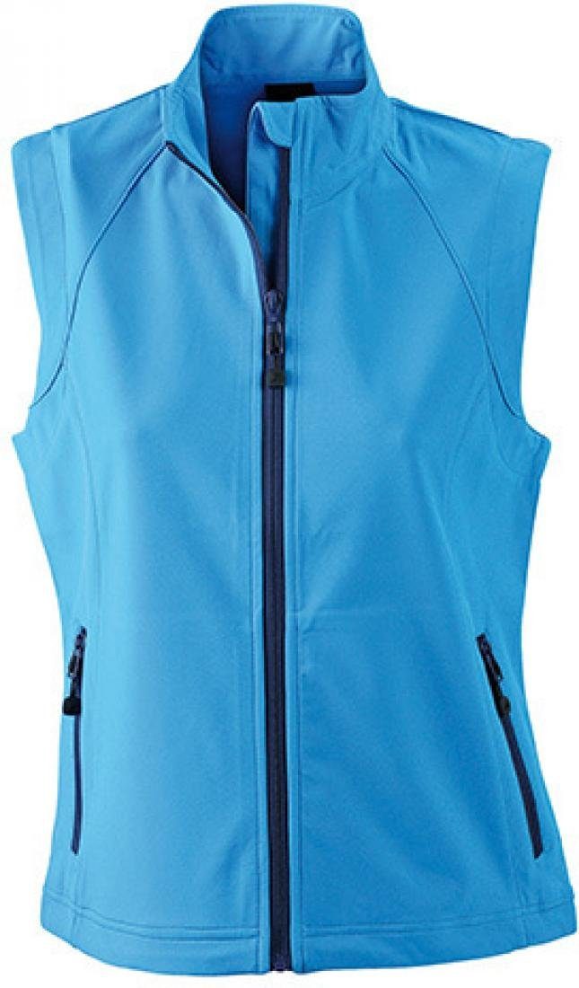 James & Nicholson Funktionsweste Damen Softshell Vest / Wind- und wasserdicht