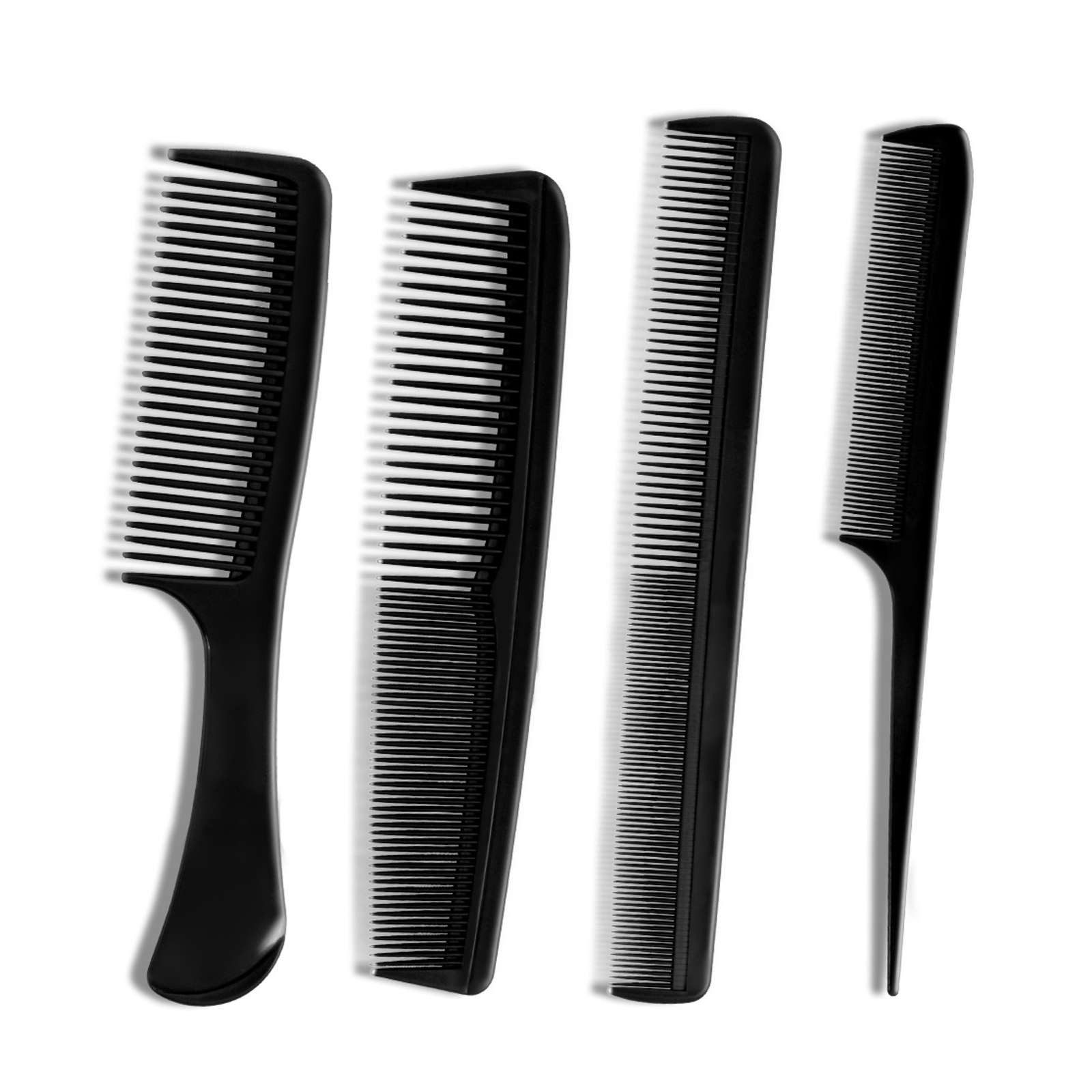 DEBAIJIA Haarentwirrbürste Haarkamm Kamm Set - 4PCS Professioneller Friseur Präzisionskamm