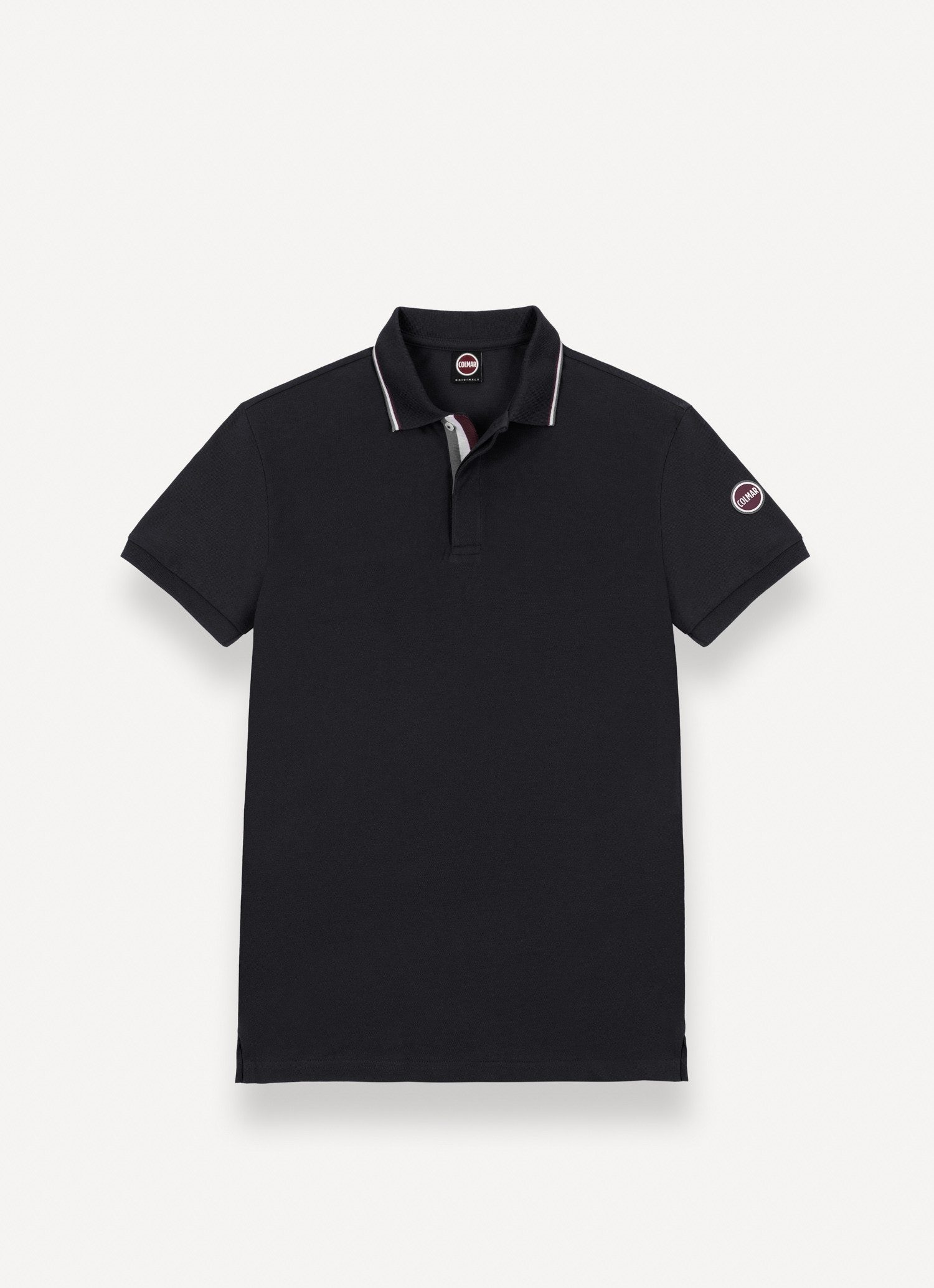 Colmar Poloshirt MENS KNITTED SHIRT aus Baumwolle, verdeckte Knopfleiste, regular fit