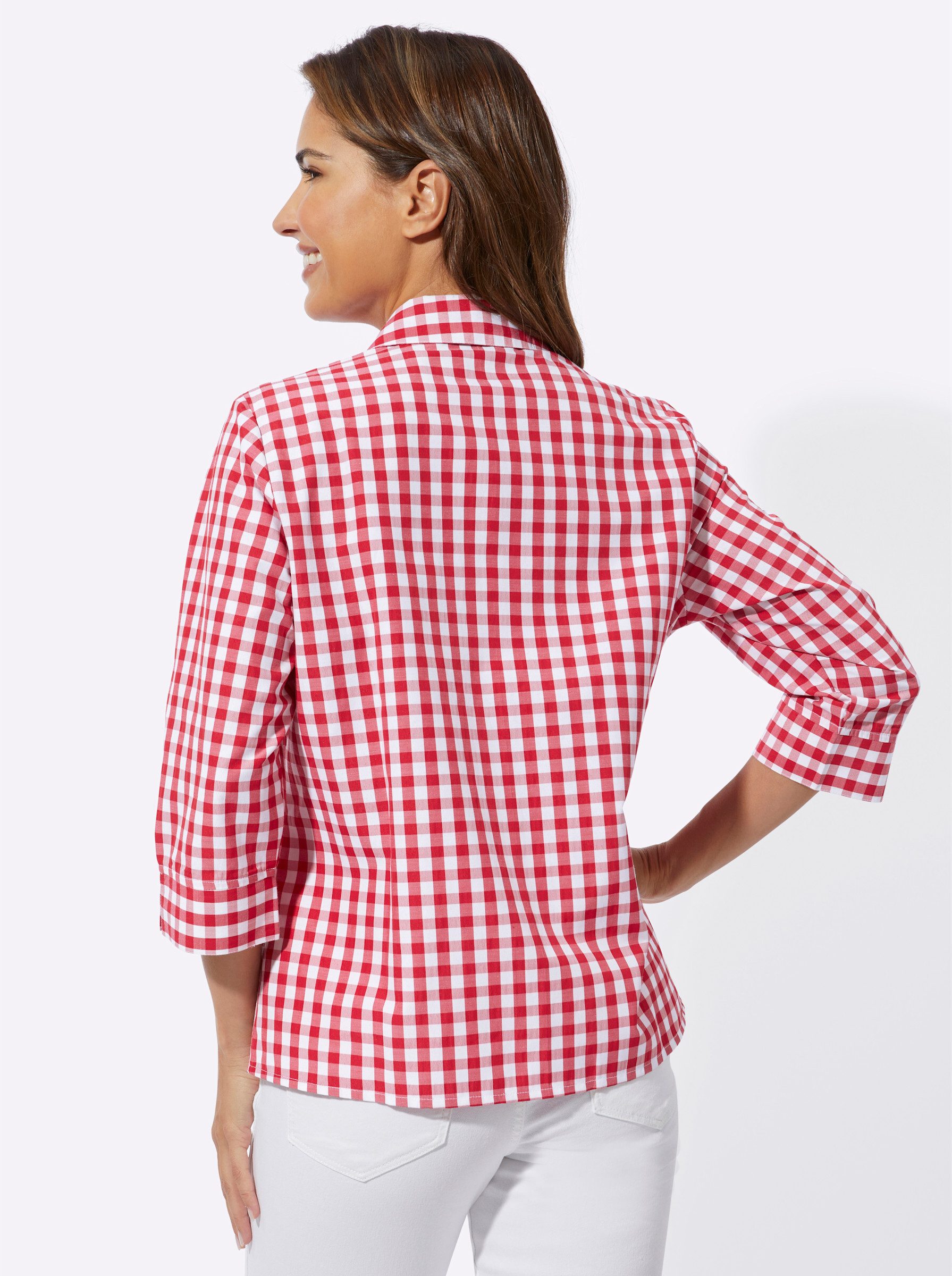 Sieh an! Klassische Bluse Trachtenbluse günstig online kaufen