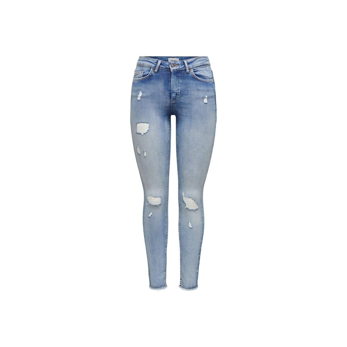 ONLY 5-Pocket-Jeans blau regular (1-tlg) | Straight-Fit Jeans