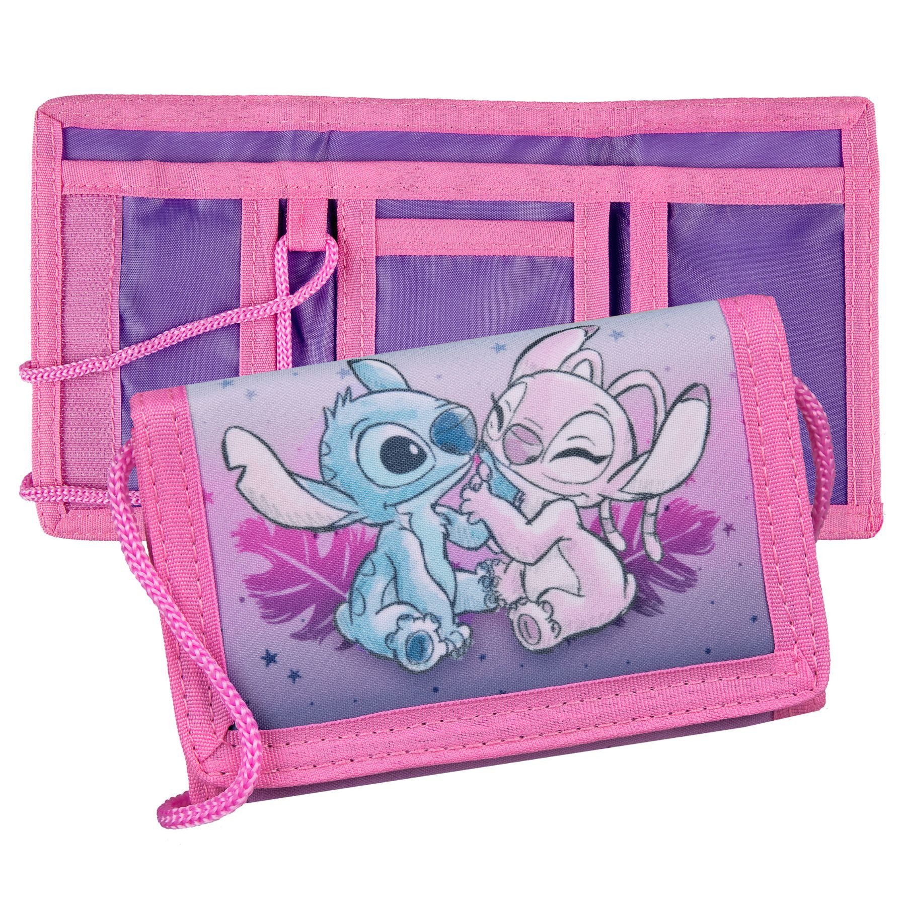 Disney Brieftasche Stitch mehrfarbig Geldbörse Geldbeutel für Schule Freizeit und Reise