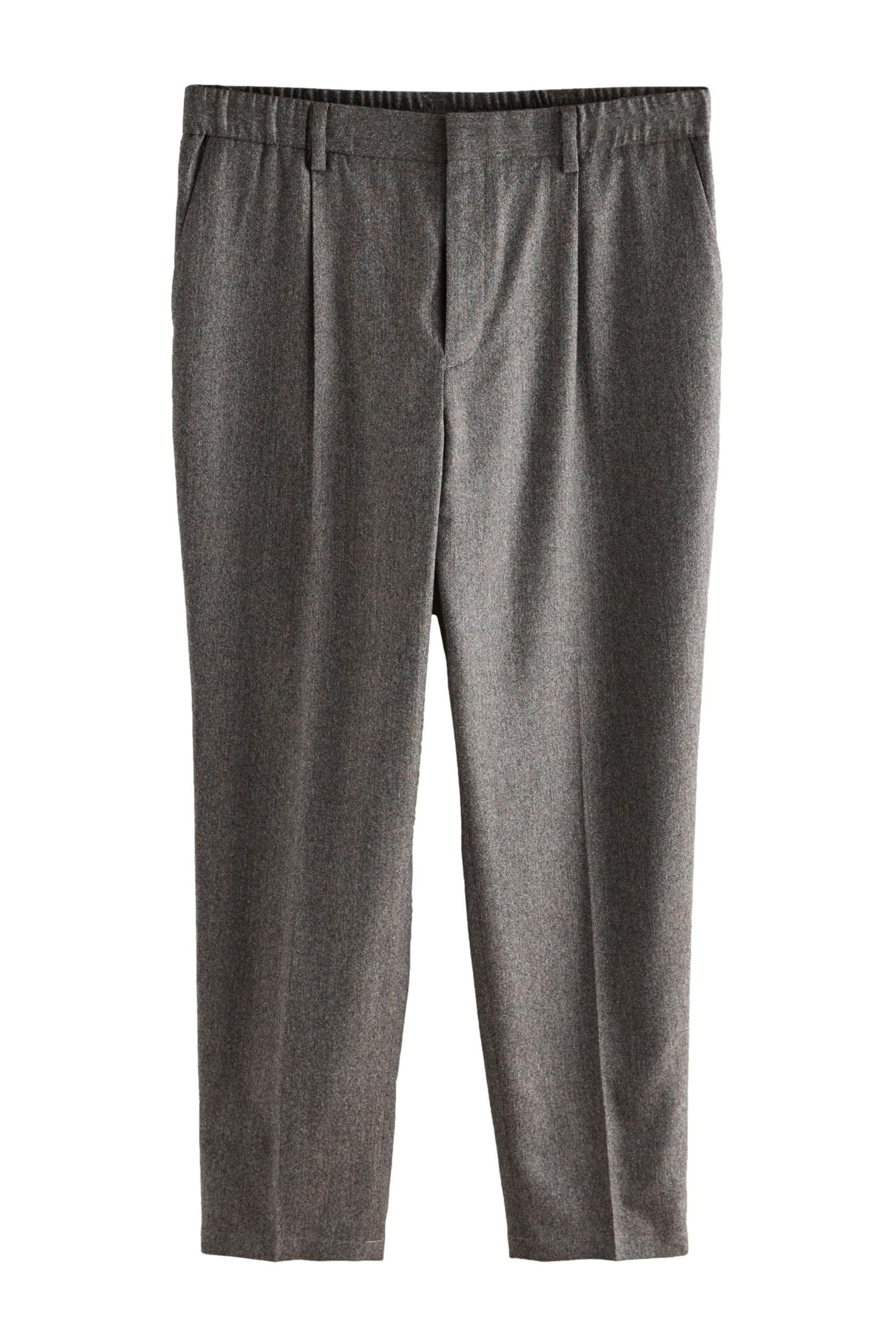 Stoffhose Edle Regular Fit Hose mit elastischem Rückenbund