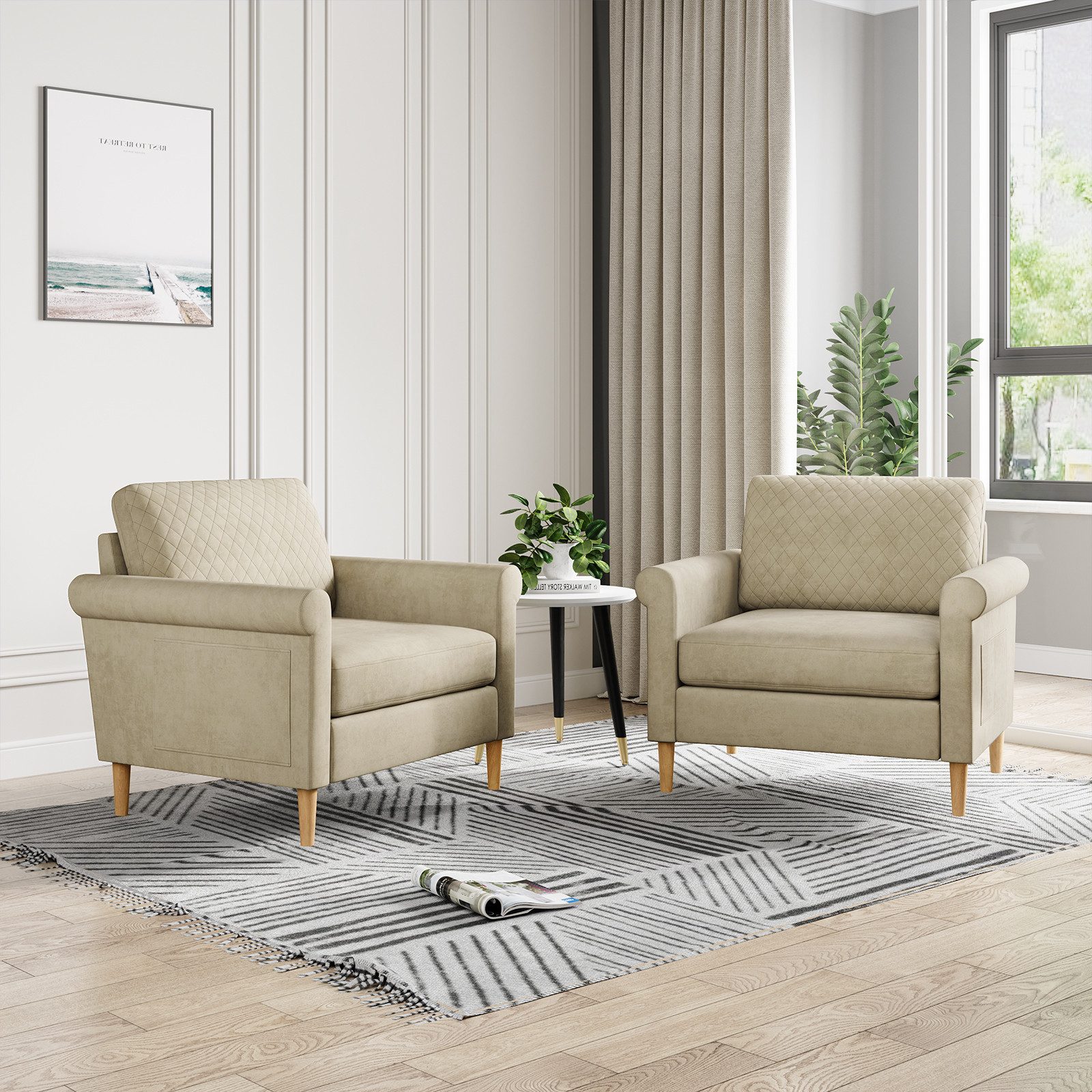 Vesgantti Relaxsessel Relaxsessel Sofa 1/2 Sitzer Loungesofa Einzelsofa Wer günstig online kaufen