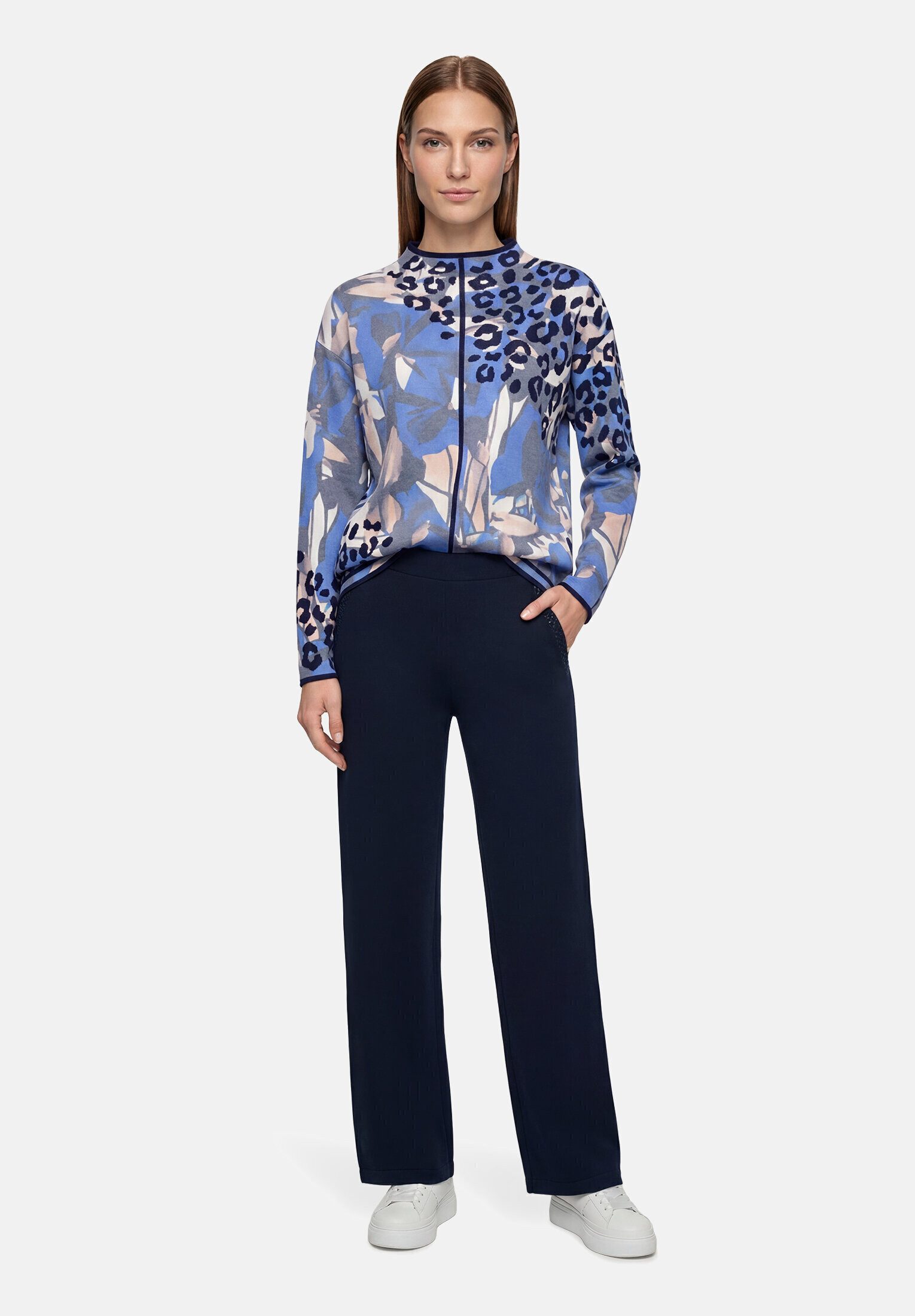 Betty Barclay Strickpullover Damen mit Print (1-tlg)