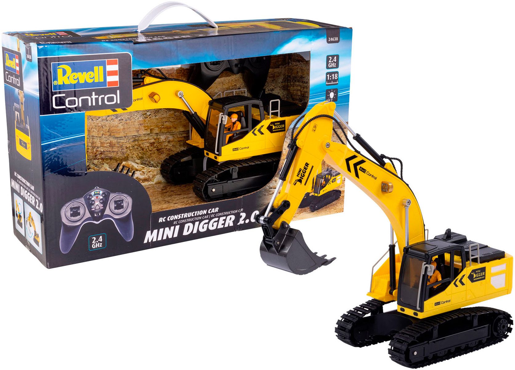RC-Bagger Revell® control, Mini Digger 2.0, 2,4 GHz