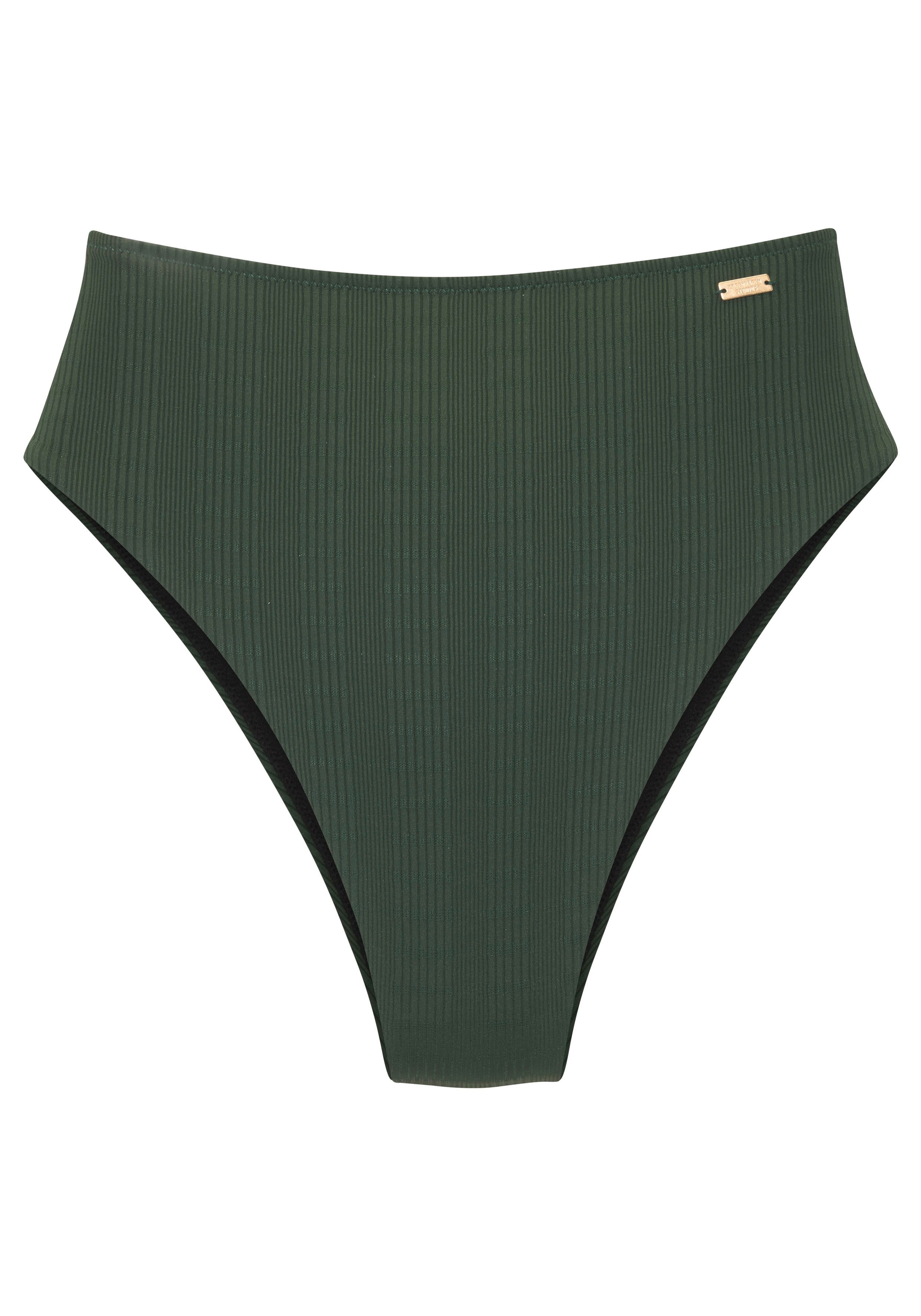 Copenhagen Studios Highwaist-Bikini-Hose Nela mit höherem Beinausschnitt