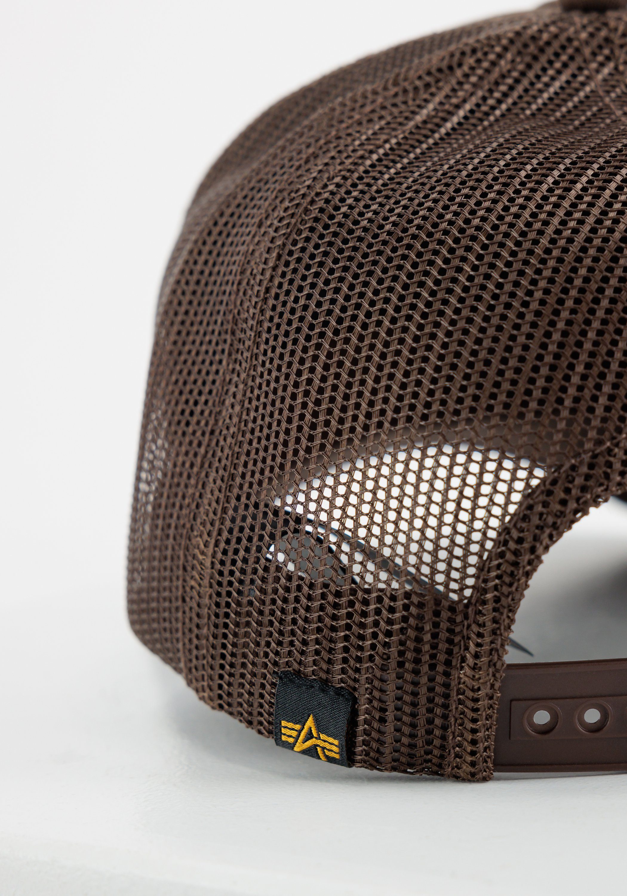 Accessoires Cap Cap Alpha Industries brown Headwear Trucker Alpha - hunter Trucker Industries Basic