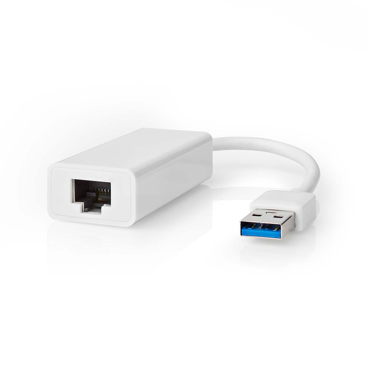 Nedis CCGB61950WT02 USB-Adapter USB-A Stecker zu USB-A Stecker, laptop und pc, usb 3.2 gen 1 gigabit, rj45, schnell und einfach