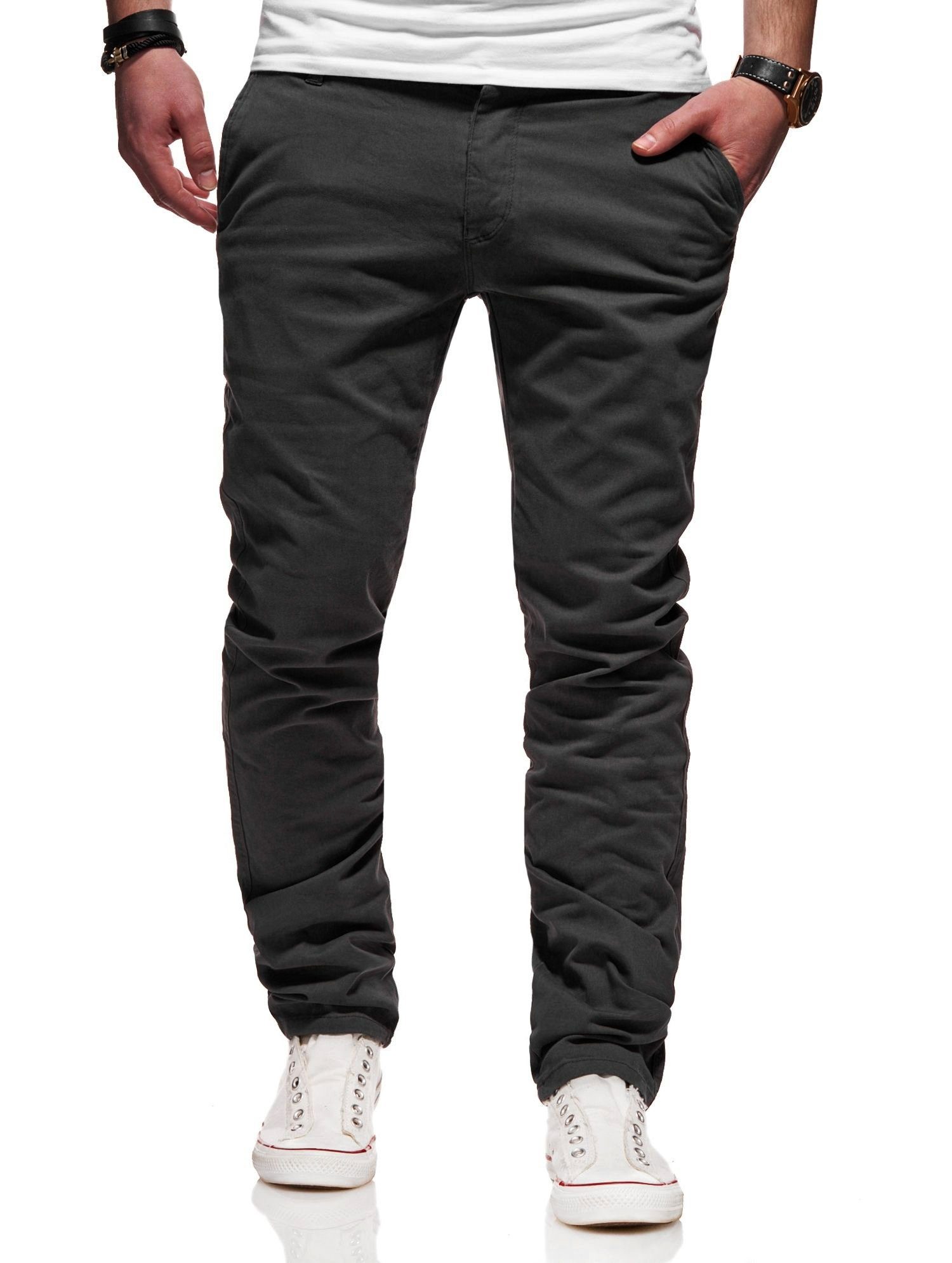 behype Chinohose Heritage im Slim -Fit-Schnitt