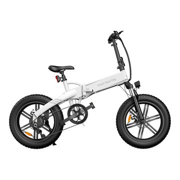 A DECE OASIS E-Bike Mountainbike 20*4,0" Pedelec e-Fatbike Elektrofahrrad Klapprad, 7 Gang Shimano, Kettenschaltung, Heckmotor, ebike Damen,Herren,StVZO