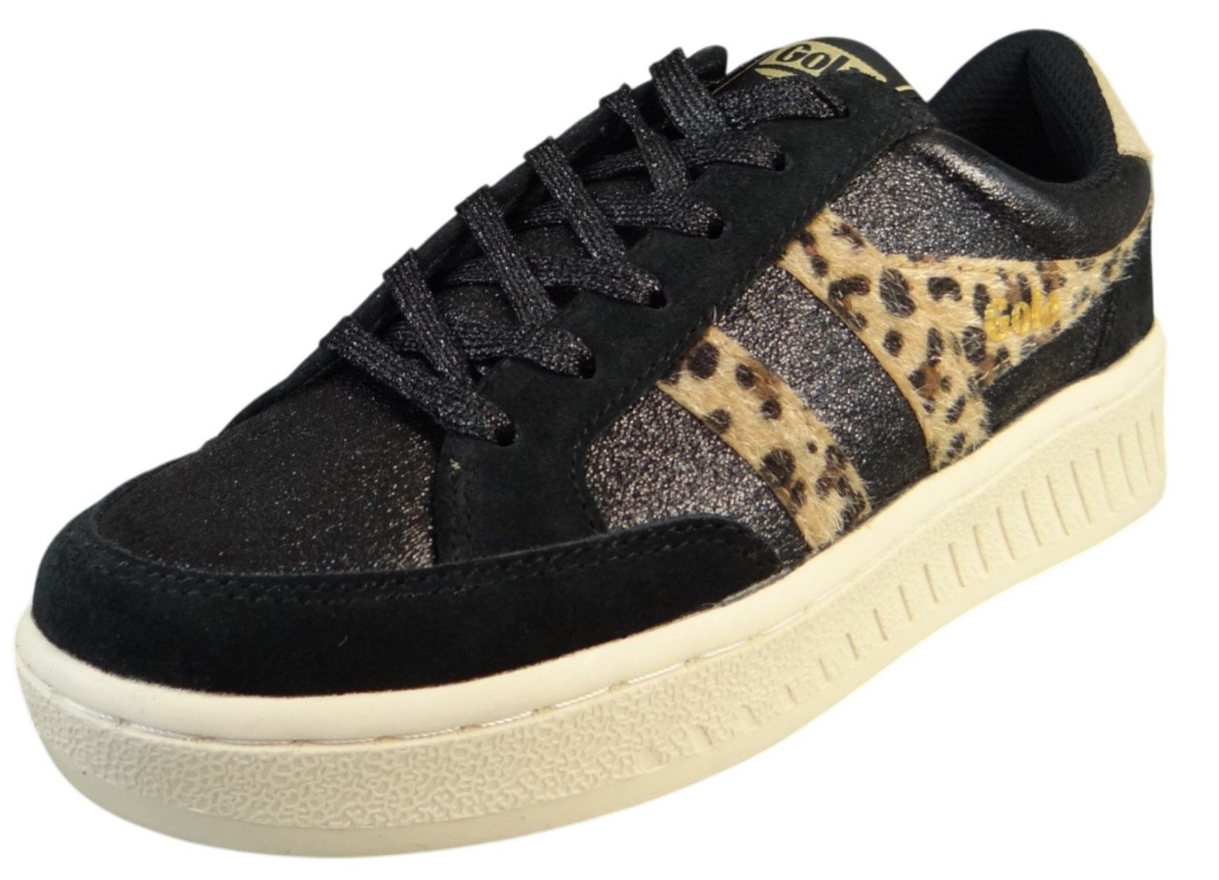 Gola CLB773 BZ Black/Leopoard/Bone Sneaker
