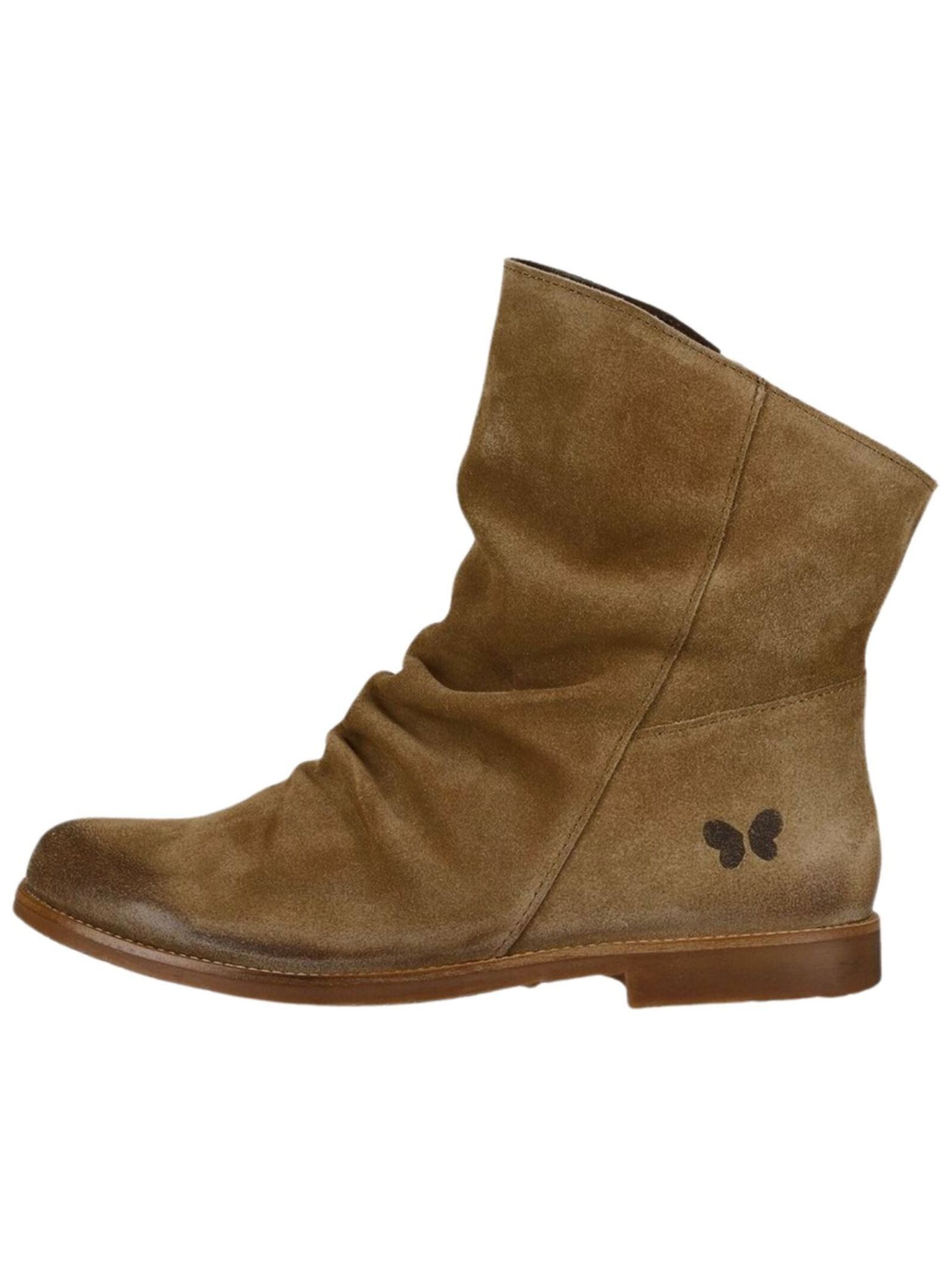 Felmini Wide Fit Stiefelette Veloursleder Stiefelette günstig online kaufen