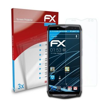 atFoliX Schutzfolie Displayschutz für Ulefone Power 5, (3 Folien), Ultraklar und hartbeschichtet