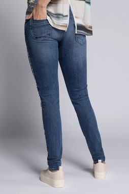 Gina Laura Regular-fit-Jeans Jeans Identity Julia 5-Pocket Zebra Paspel