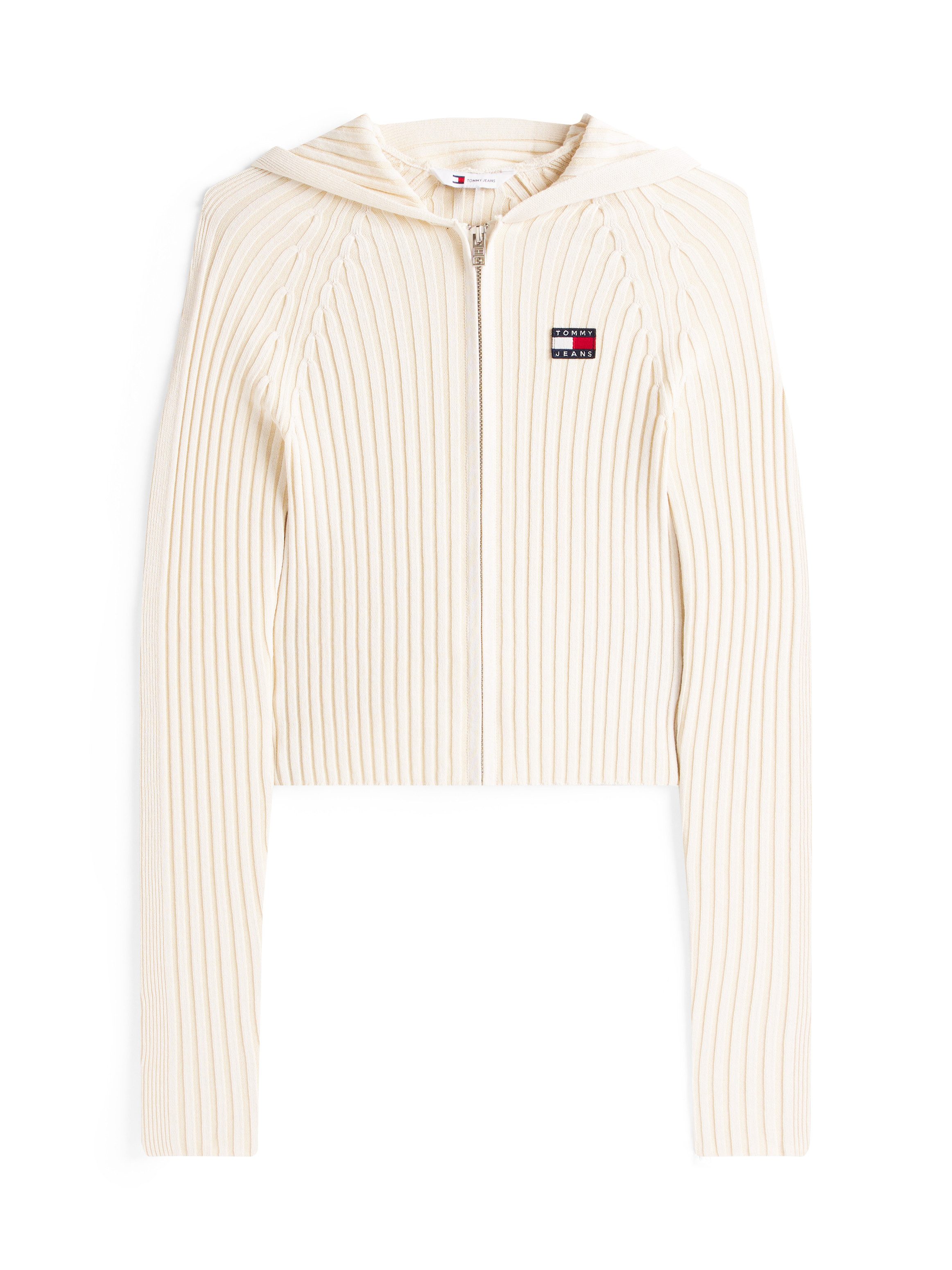 Kapuzenstrickjacke TJW HOOD ZIPPER RIB CARDIGAN