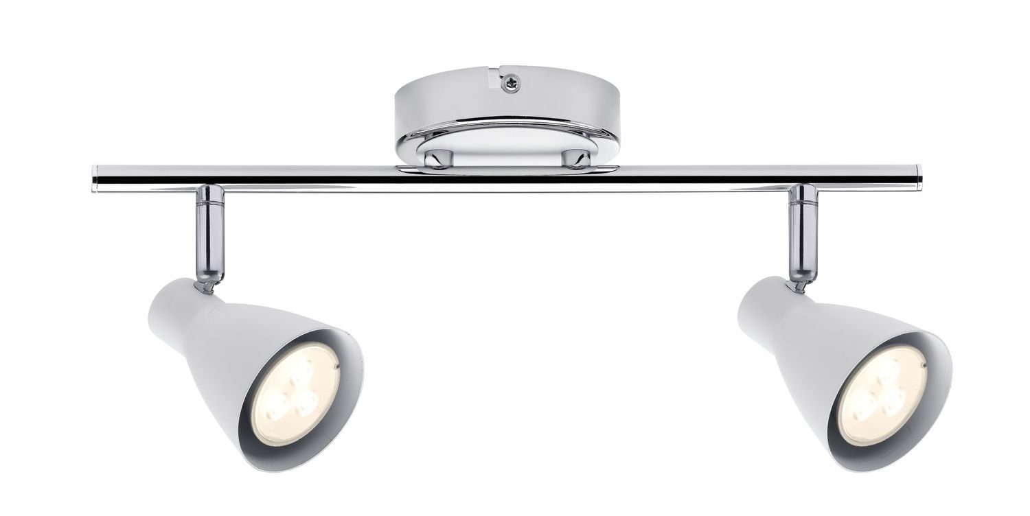 Deckenleuchten Paulmann Spotlight 2Simple LED 2x3,5W GU10 230V Weiß/Chrom Metall