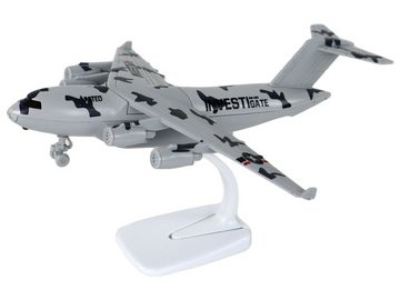 LEAN Toys Spielzeug-Flugzeug Flugzeug Militärflugzeug Camouflage HW-605 Tarnmuster Spielzeug Sounds
