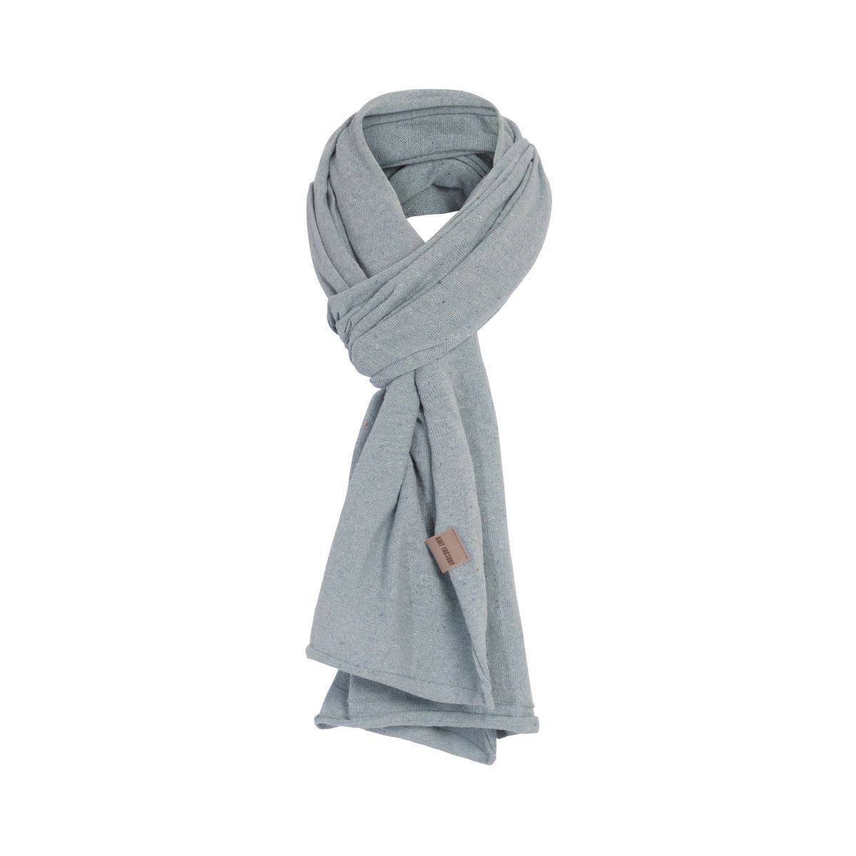 Knit Factory Strickschal Iris Schal Indigo, (1-St), Schal Halstuch Dreiecksschal Tuch Strickmode