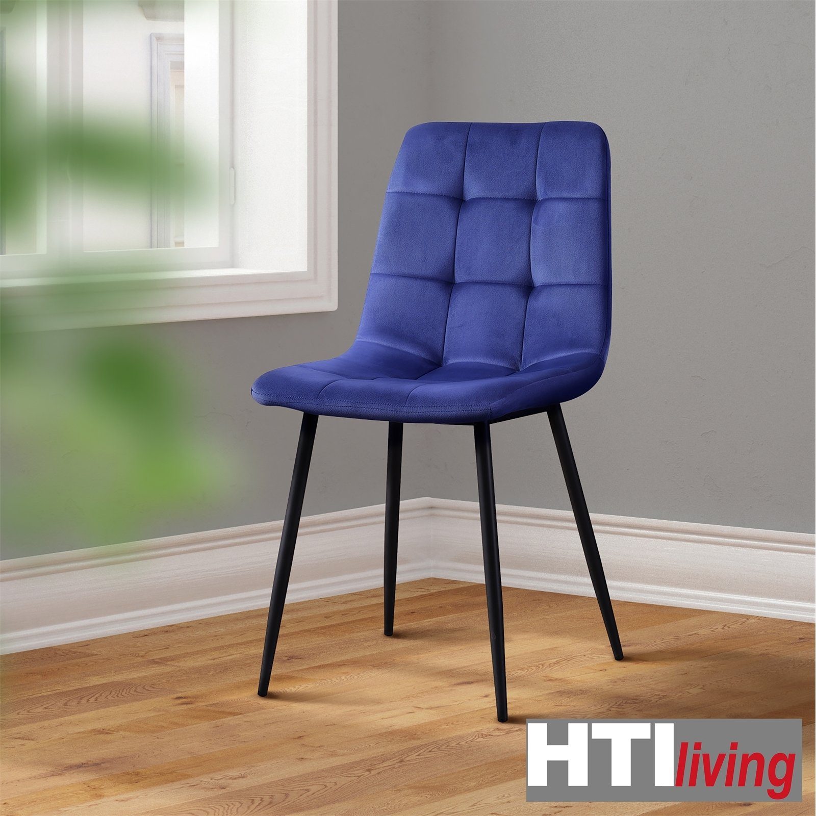 HTI-Living Esszimmerstuhl Stuhl Mesa Velvet Blau günstig online kaufen