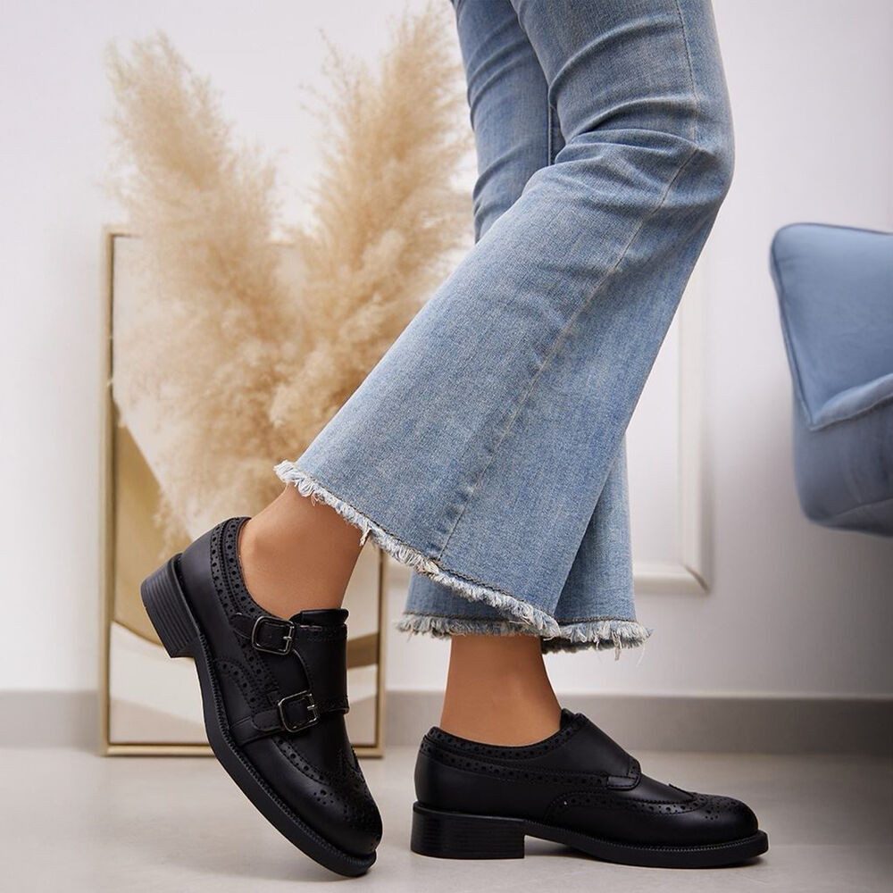 Ital-Design Damen Mokassins Freizeit Slipper (88930652) Blockabsatz Slipper in Schwarz