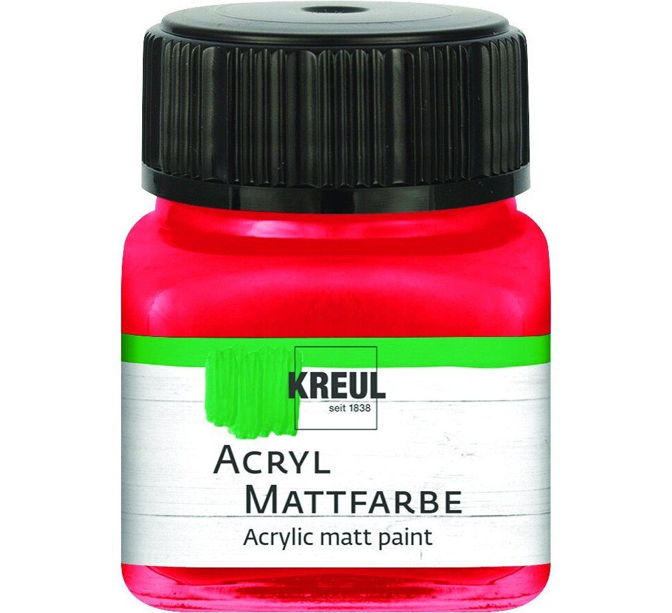 Kreul Künstlerstift Kreul Acryl Mattfarbe rot 20 ml