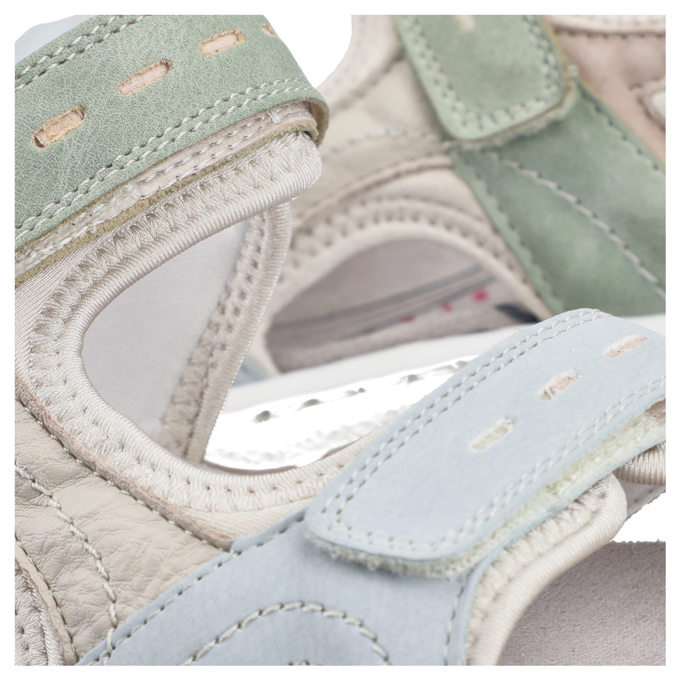 Rieker Riemchensandale Sommerschuh, Sandalette, Outdoorsandale mit Klett