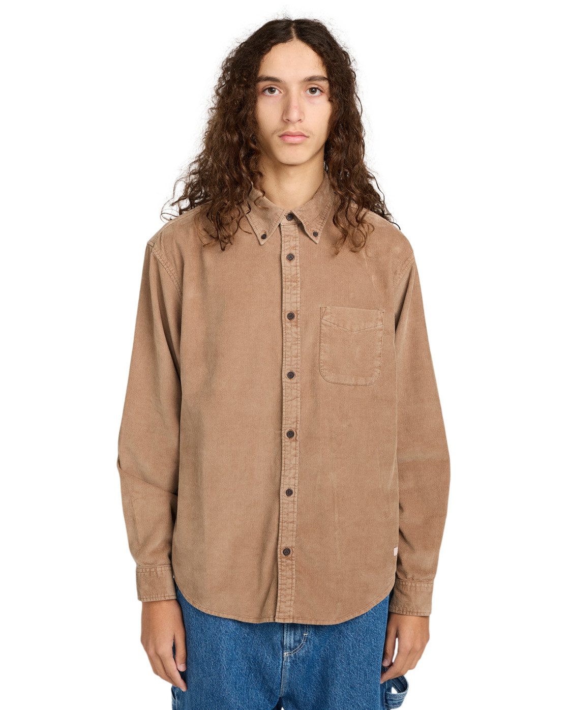 Element Langarmhemd Button Down Regular Corduroy