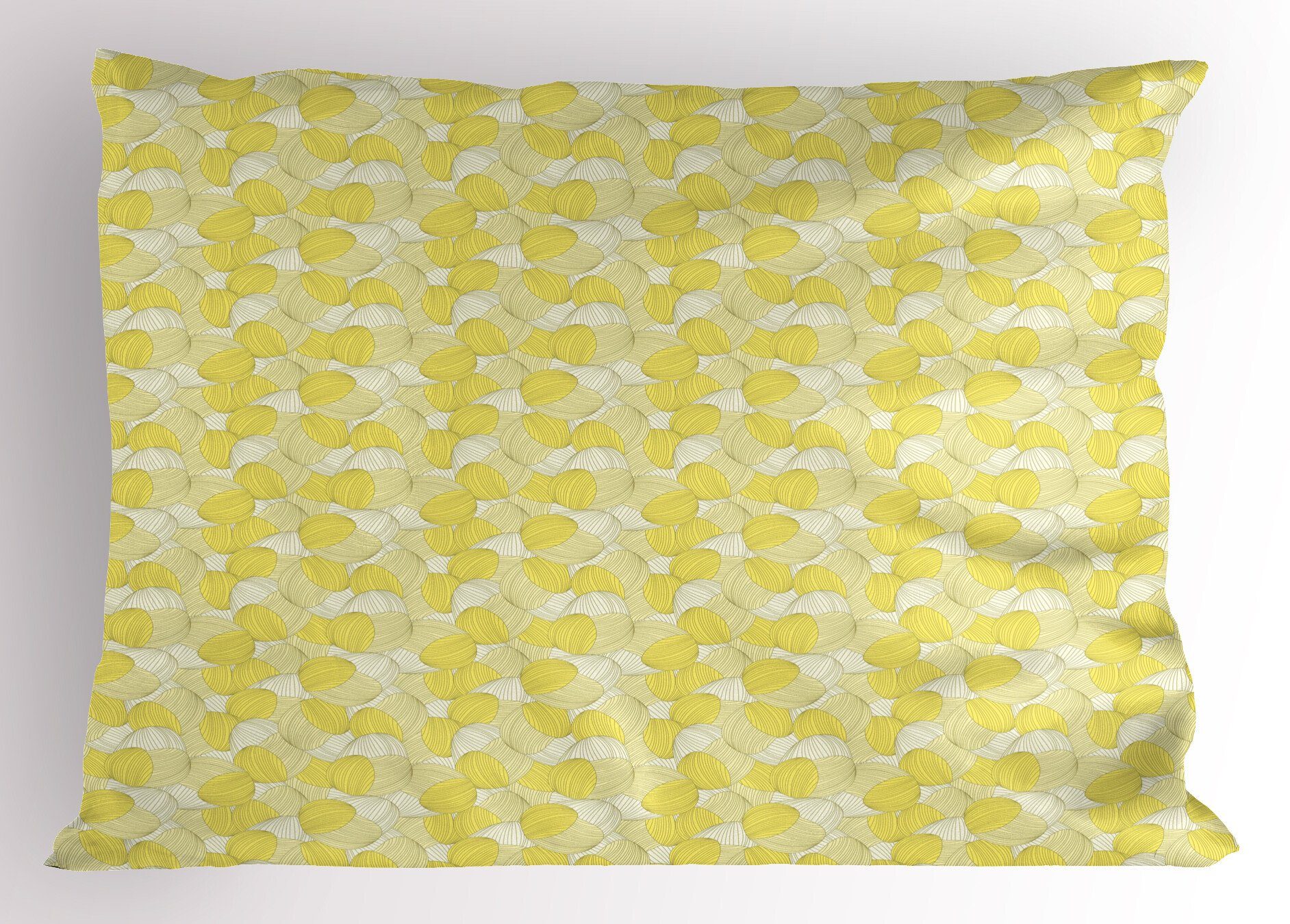 Kissenbezüge Dekorativer Pastel Abstrakt Gedruckter Stück), Abakuhaus King (1 Leaves Soft Kissenbezug, Tone Size Standard