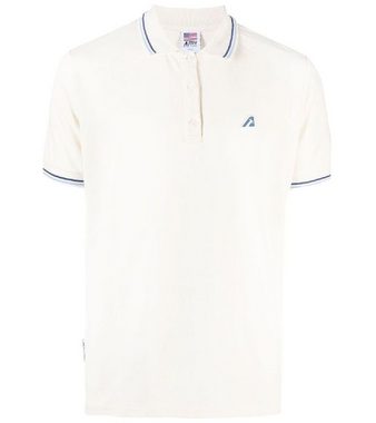 AUTRY Kurzarmhemd AUTRY Polo Tennis Herren Academy Baumwoll-Shirt Made in Italy Polo-Hemd POTM-2391 Sommer-Shirt Woll-Weiß