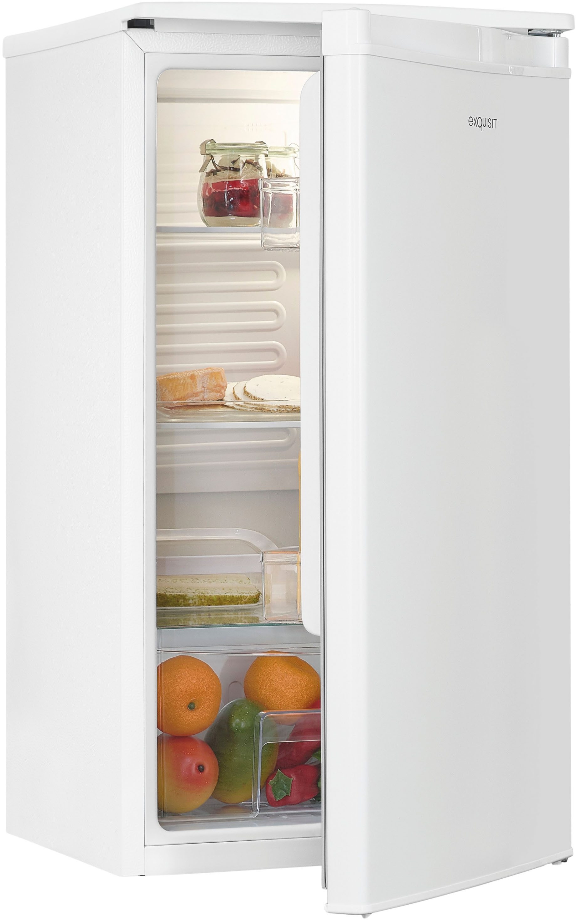 exquisit Kühlschrank KS85-V-091D weiss KS85-V-091D weiss, 84,3 cm hoch, 45 cm breit