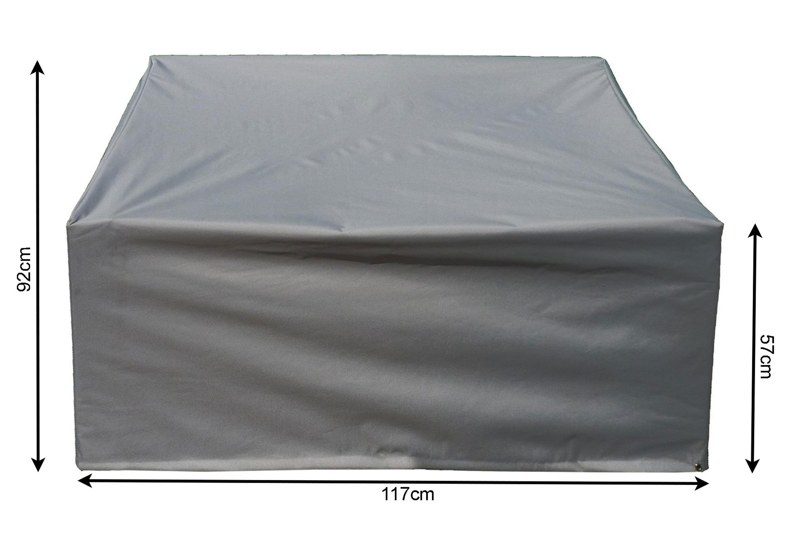 Quick Star Gartenmöbel-Schutzhülle Schutzhülle Bahia Sofa Grau 117x78x92/57 günstig online kaufen