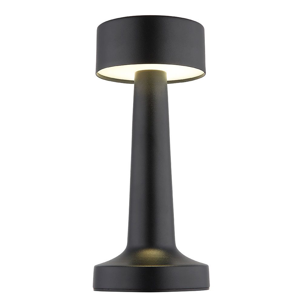 GLOBO LIGHTING LED Tischleuchte, LED-Leuchtmittel fest verbaut, Kaltweiß, Warmweiß, Neutralweiß, Tageslichtweiß, Farbwechsel, Tischlampe Tischleuchte Nachttischlampe schwarz Touchdimmer Akku LED