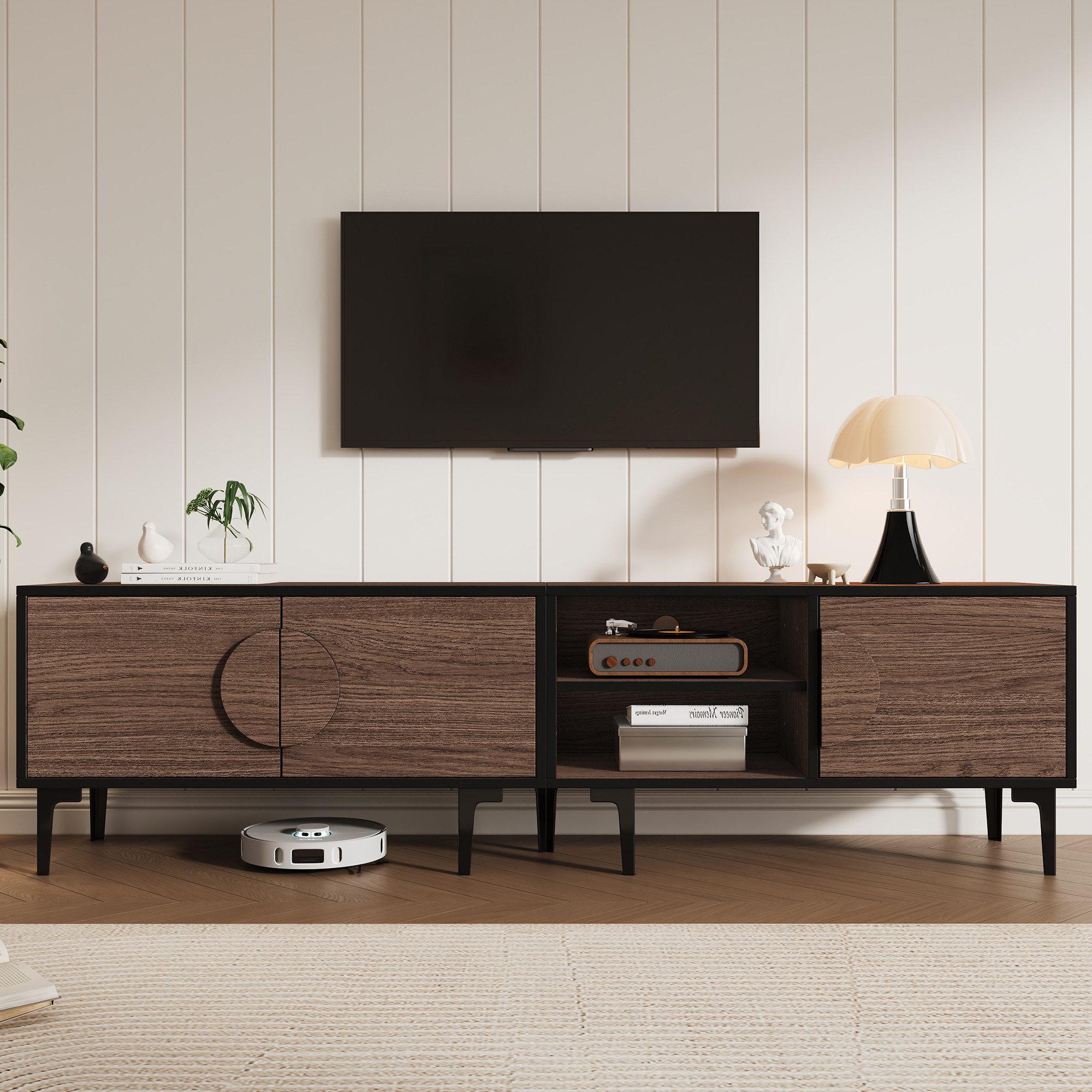 Lowboard für 80-Zoll-Fernseher