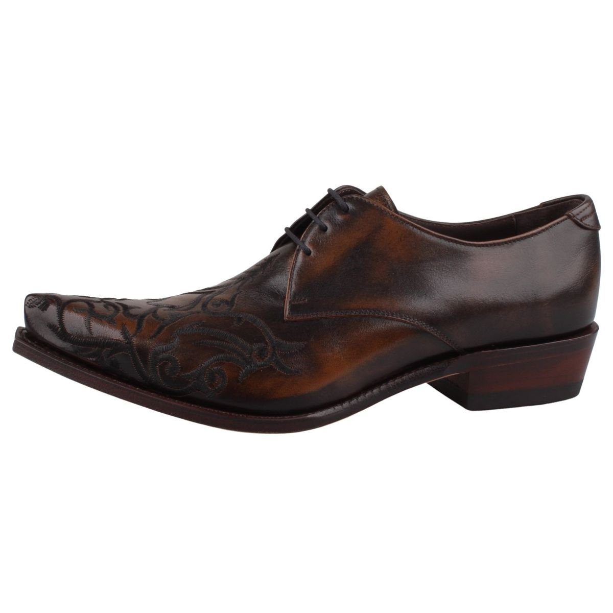 Sendra Boots 7650-Britnes Flo Marron Schnürschuh