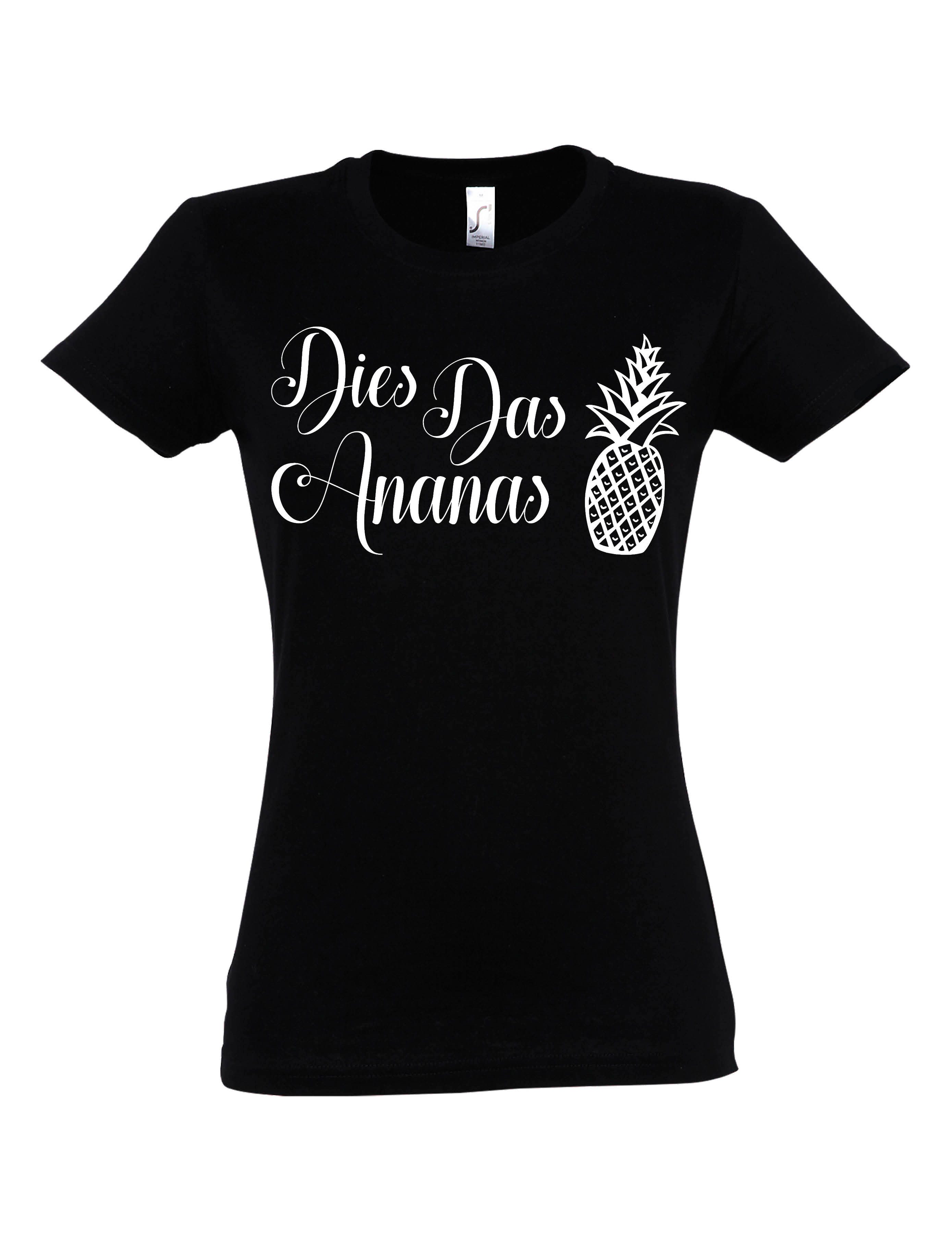 Youth Designz Print-Shirt "Dies Das Ananas" günstig online kaufen