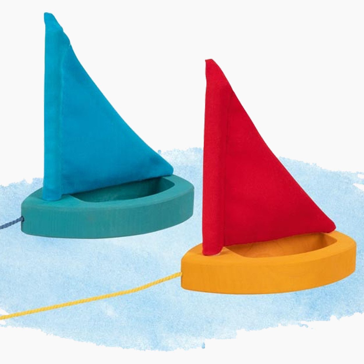 goki Kinderspielboot Pfützenschiffchen 2er Set (2-tlg), wunderbare Anregung für die Fantasie